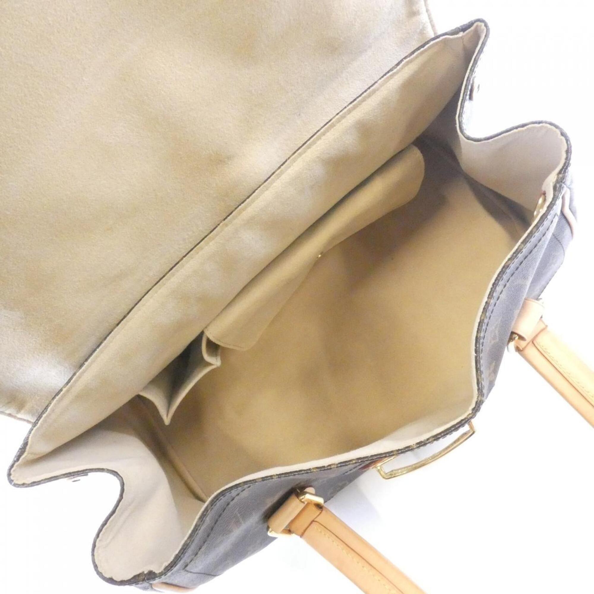 Louis Vuitton Brown Coated Canvas Shoulder Bag (Pre-Owned)
