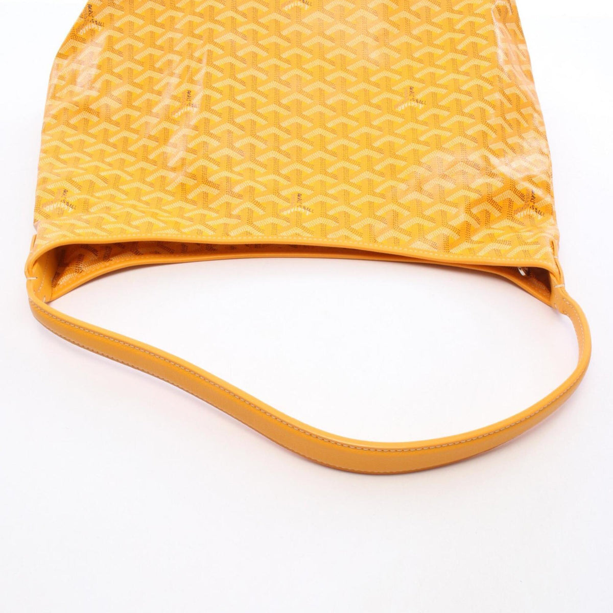 Goyard Multi-Color Yellow Coated Canvas Leather Handbag Pouch Shoulder Bag (Pre-Owned)