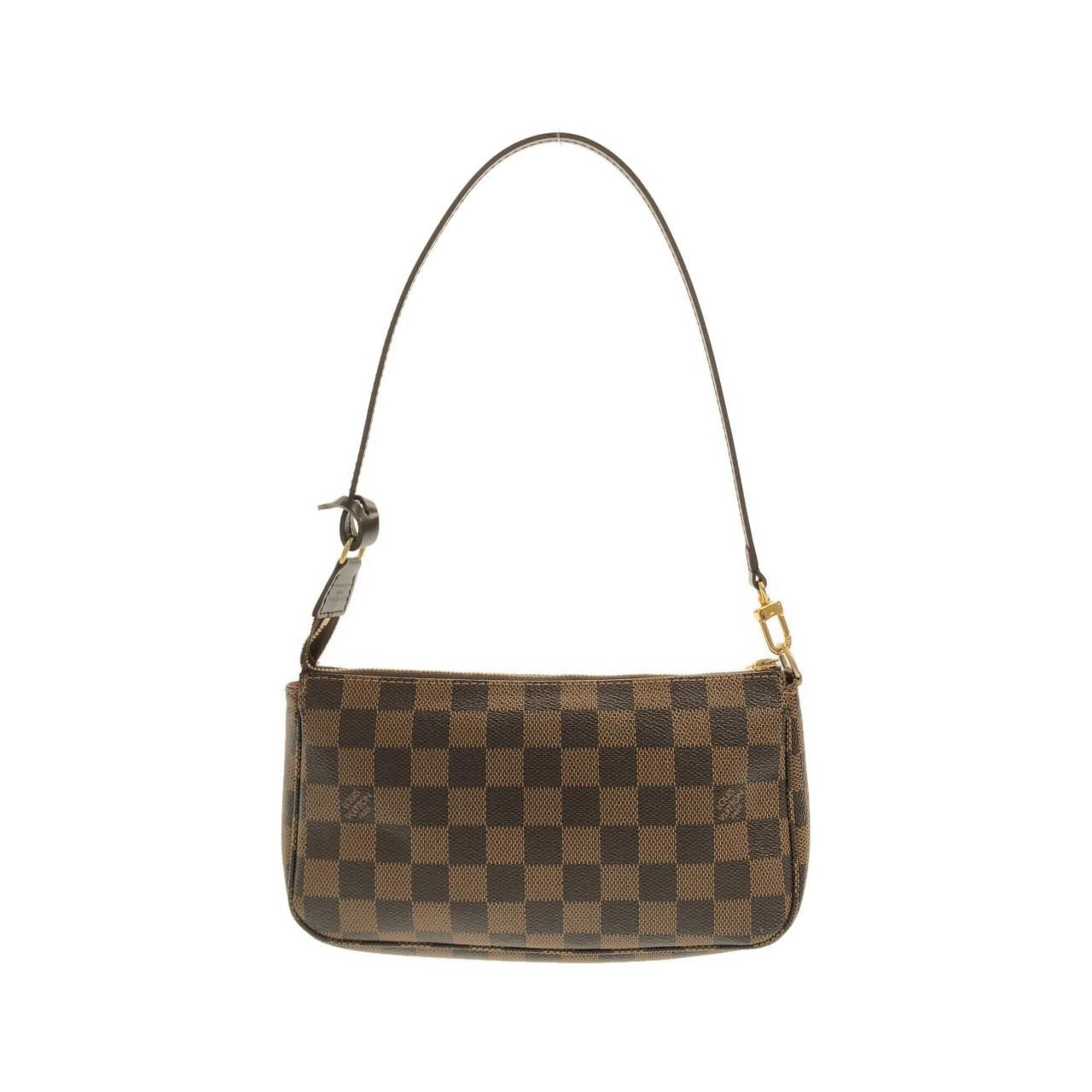 Louis Vuitton Damier Damier Canvas Ebene Damier Canvas Pochette Pouch (Pre-Owned)