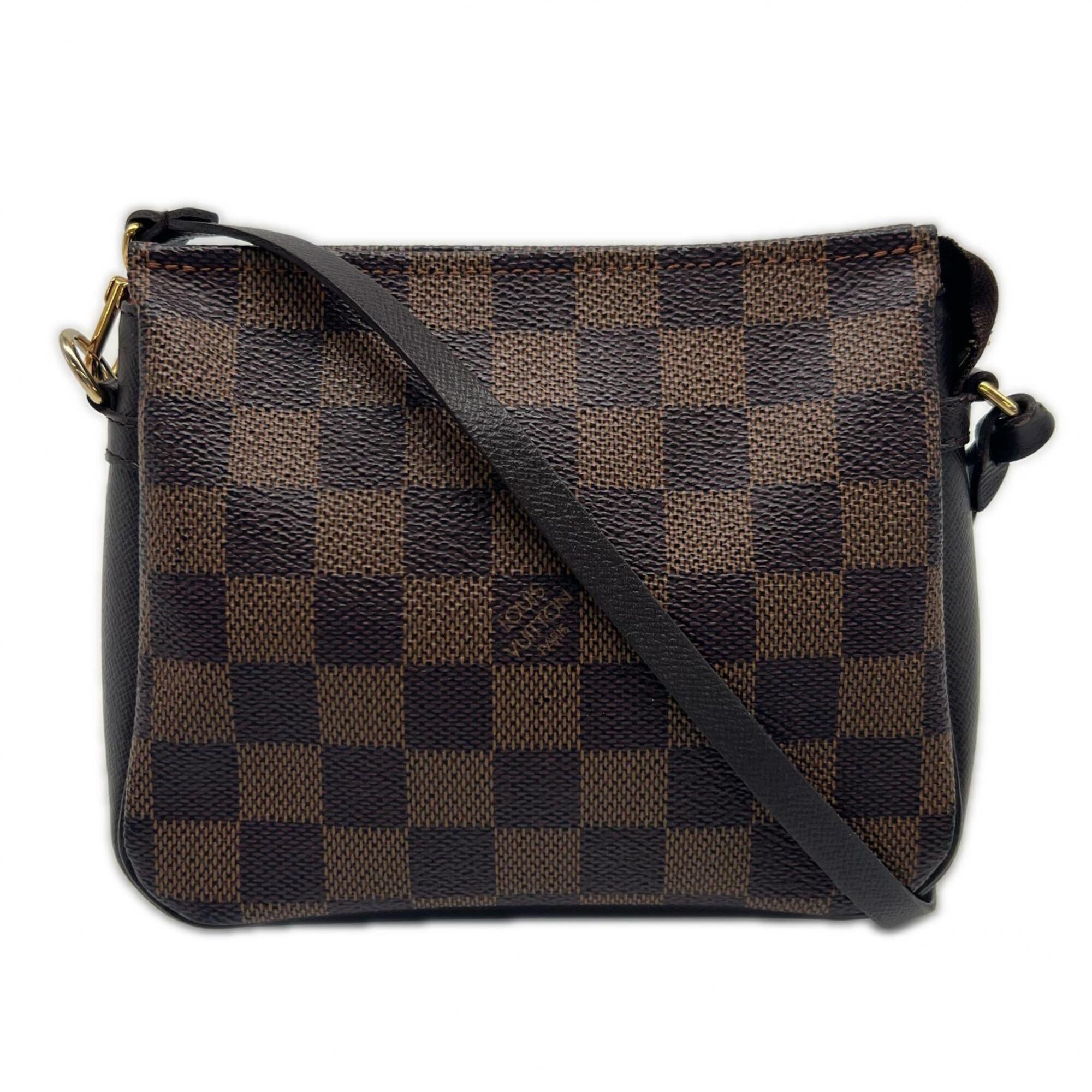 Louis Vuitton Damier Brown Coated Canvas Leather Handbag (Pre-Owned)