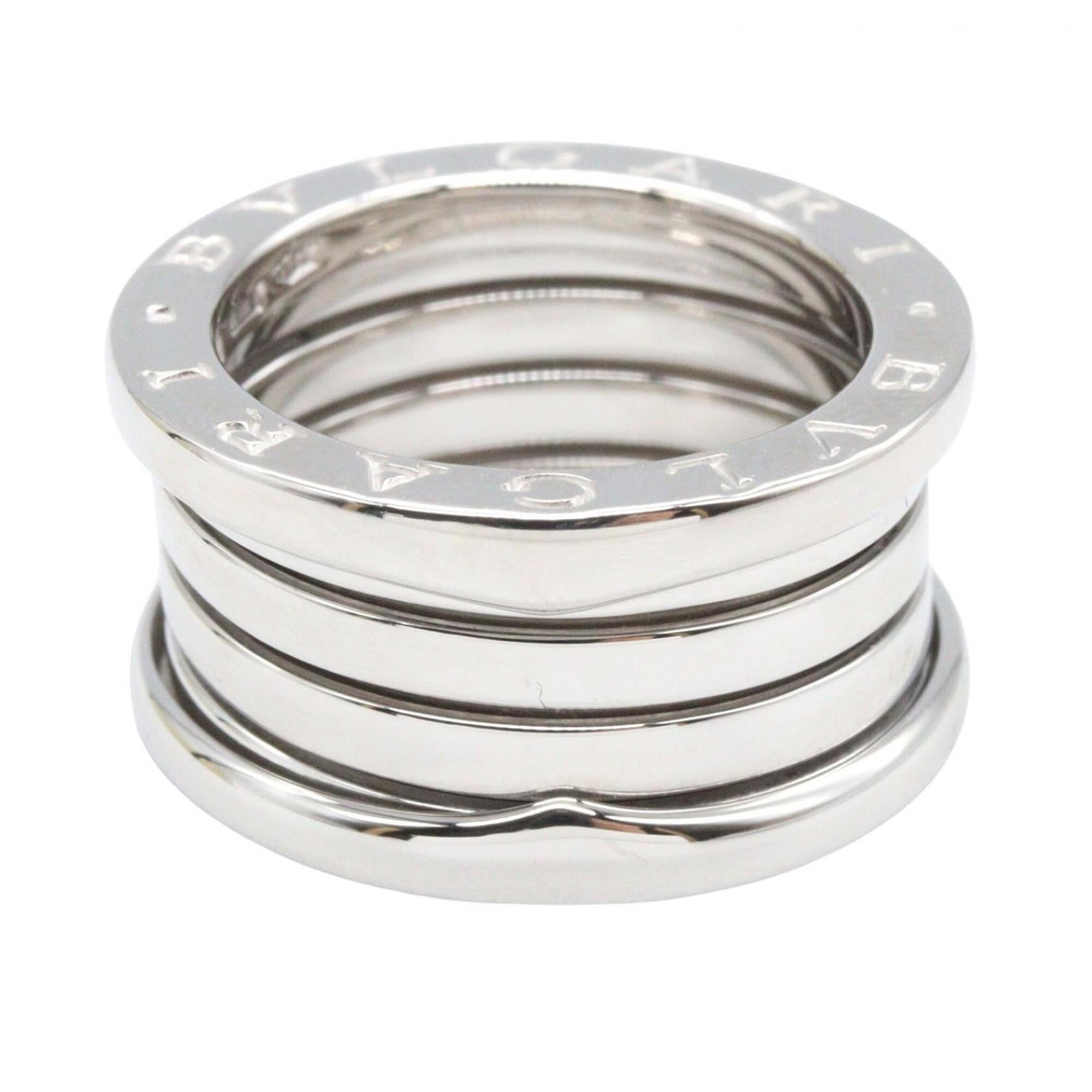 Bvlgari Silver White Gold (18K) Band Ring (Pre-Owned)