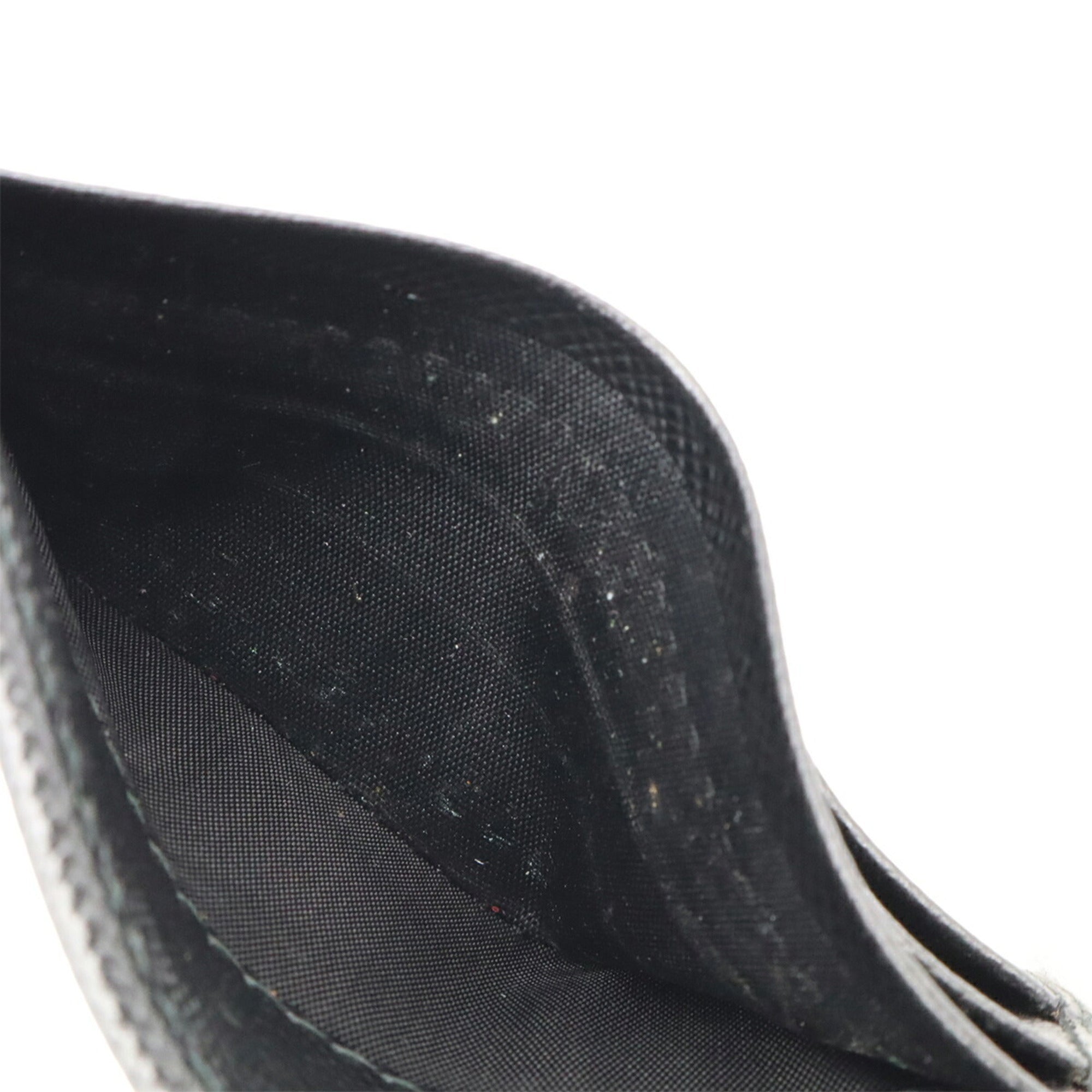 Prada Black Nero Leather Wallet (Bi-Fold) (Pre-Owned)