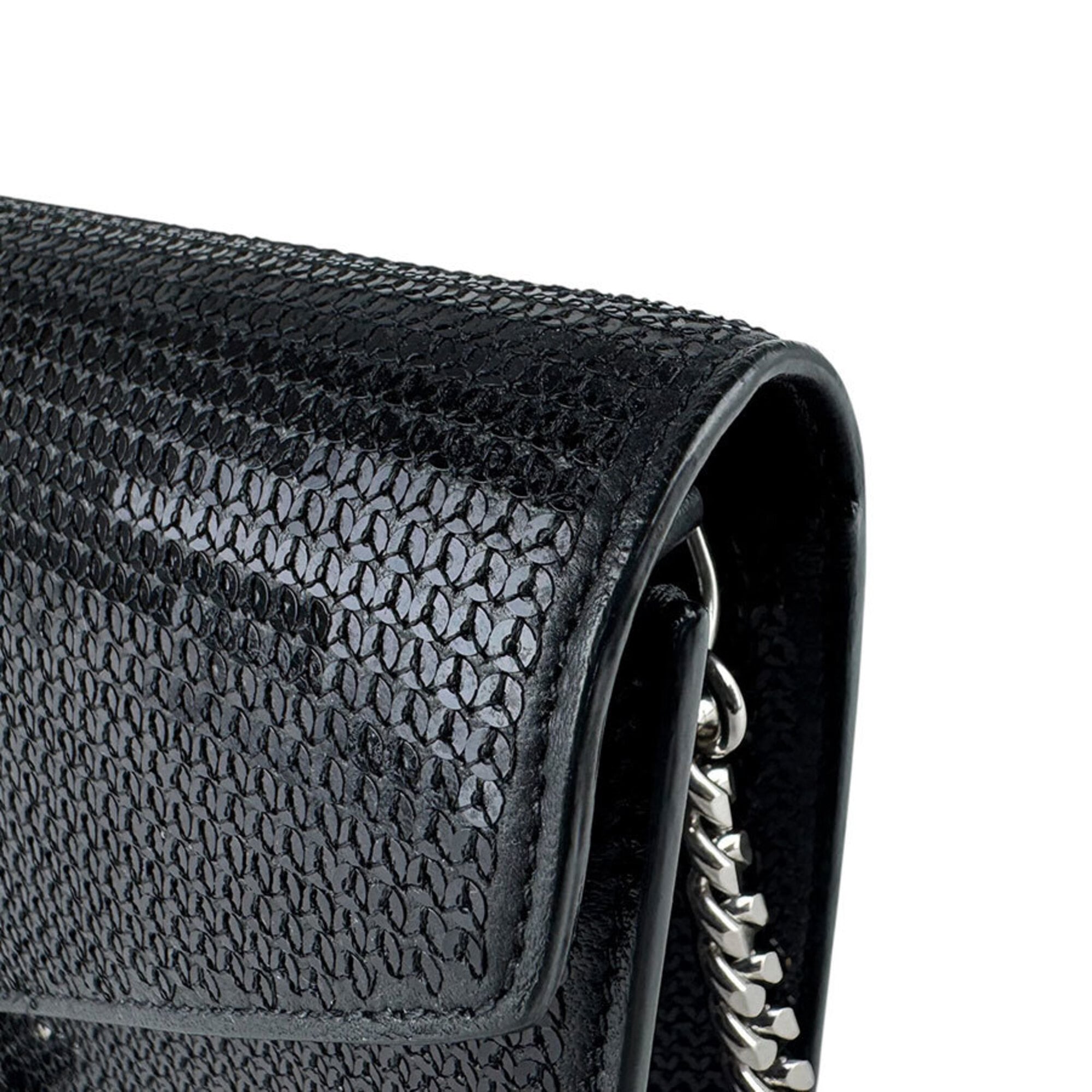 Celine Black Spangles Shoulder Bag (Pre-Owned)