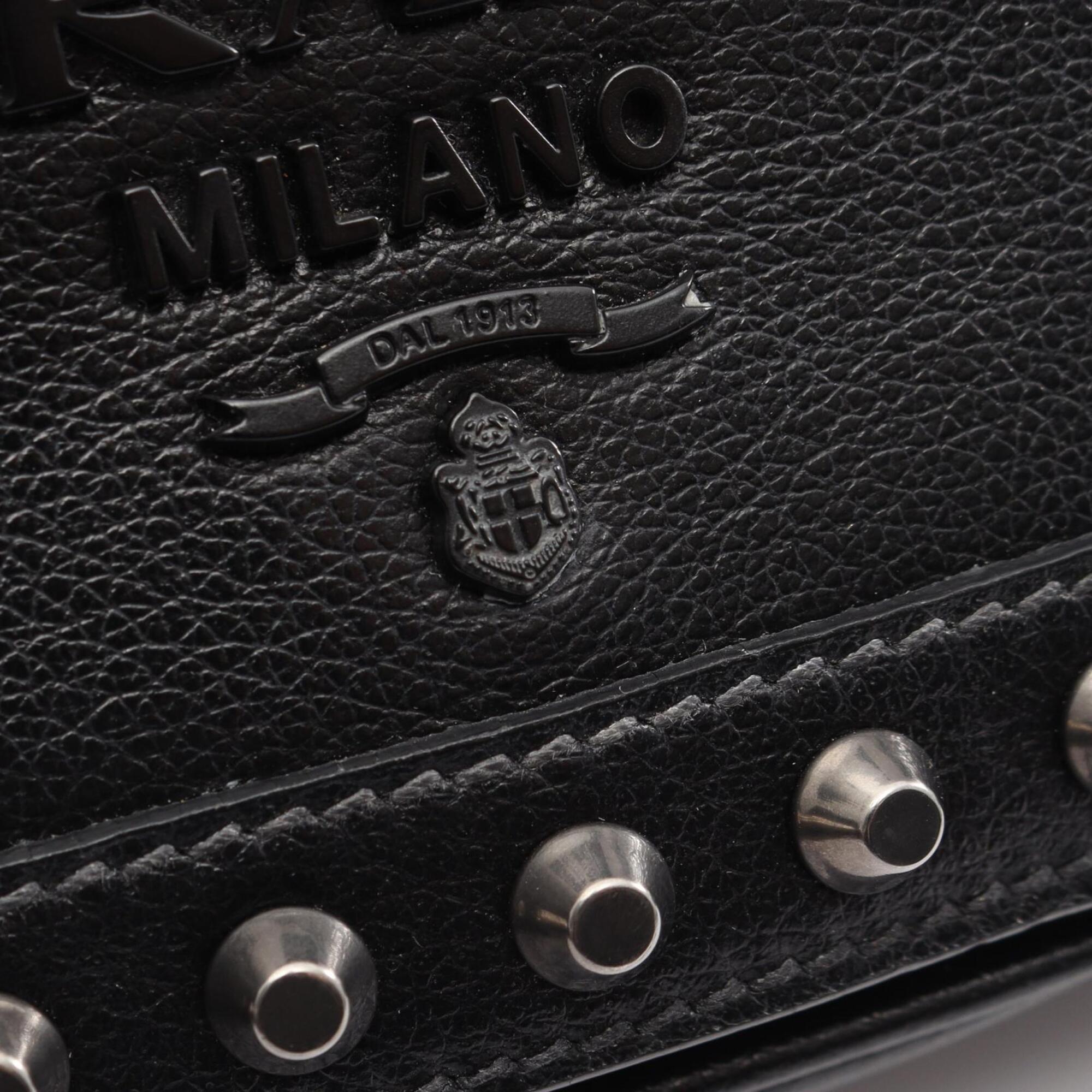 Prada Black Leather Handbag Shoulder Bag (Pre-Owned)