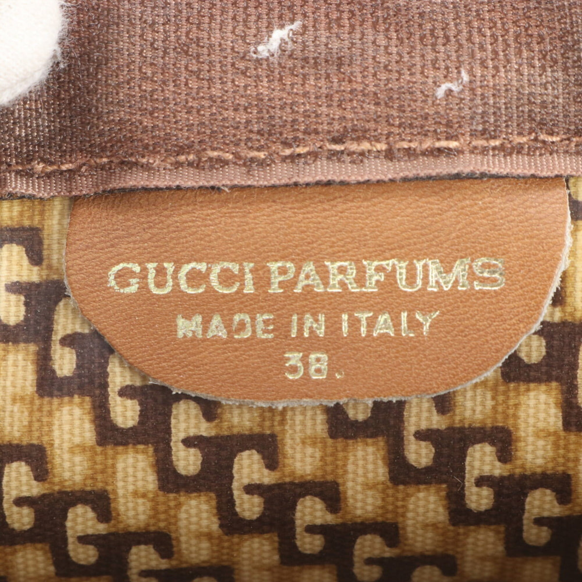 Gucci Brown Leather Clutch Bag Pouch (Pre-Owned)