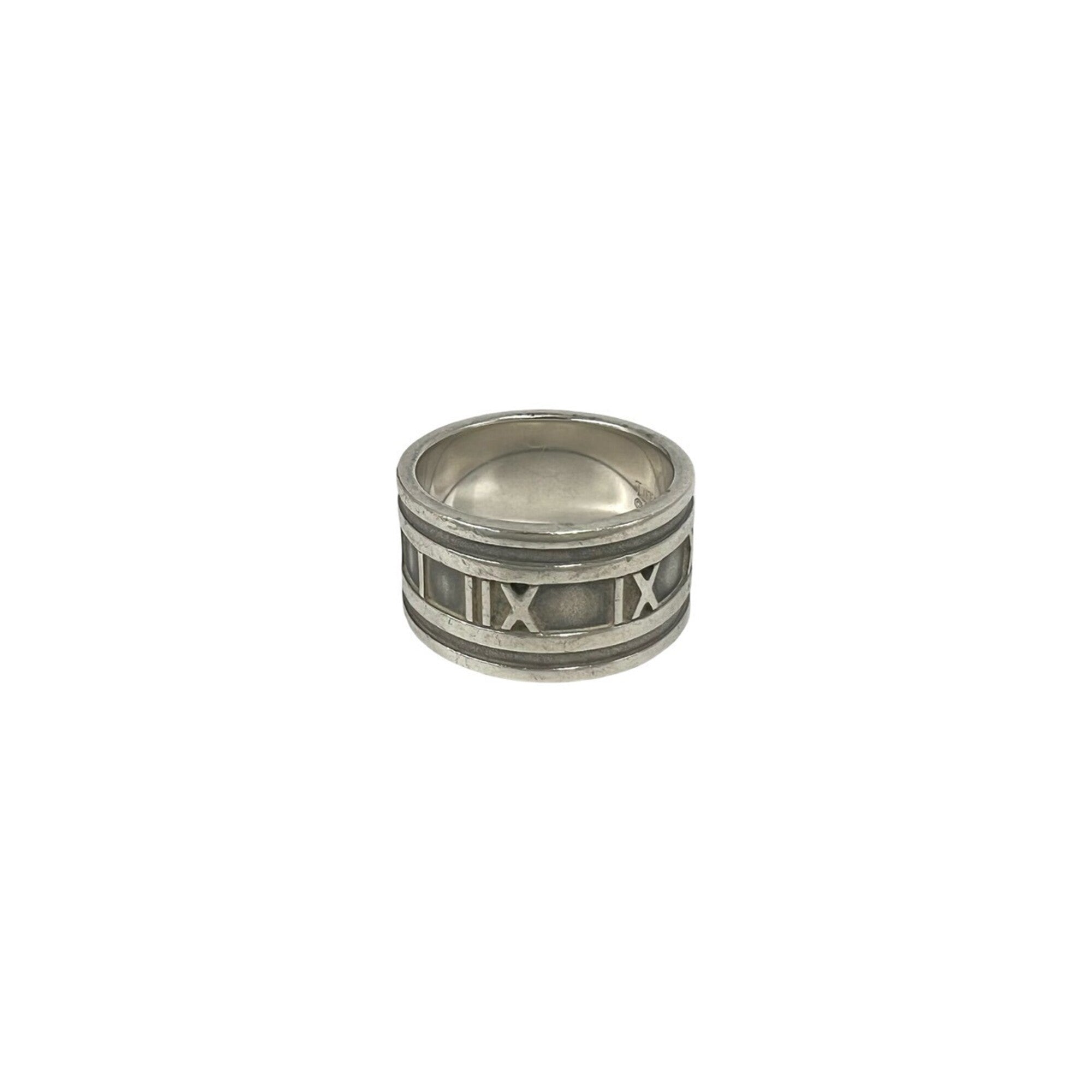 Tiffany Silver Silver 925 Band Ring (Pre-Owned)