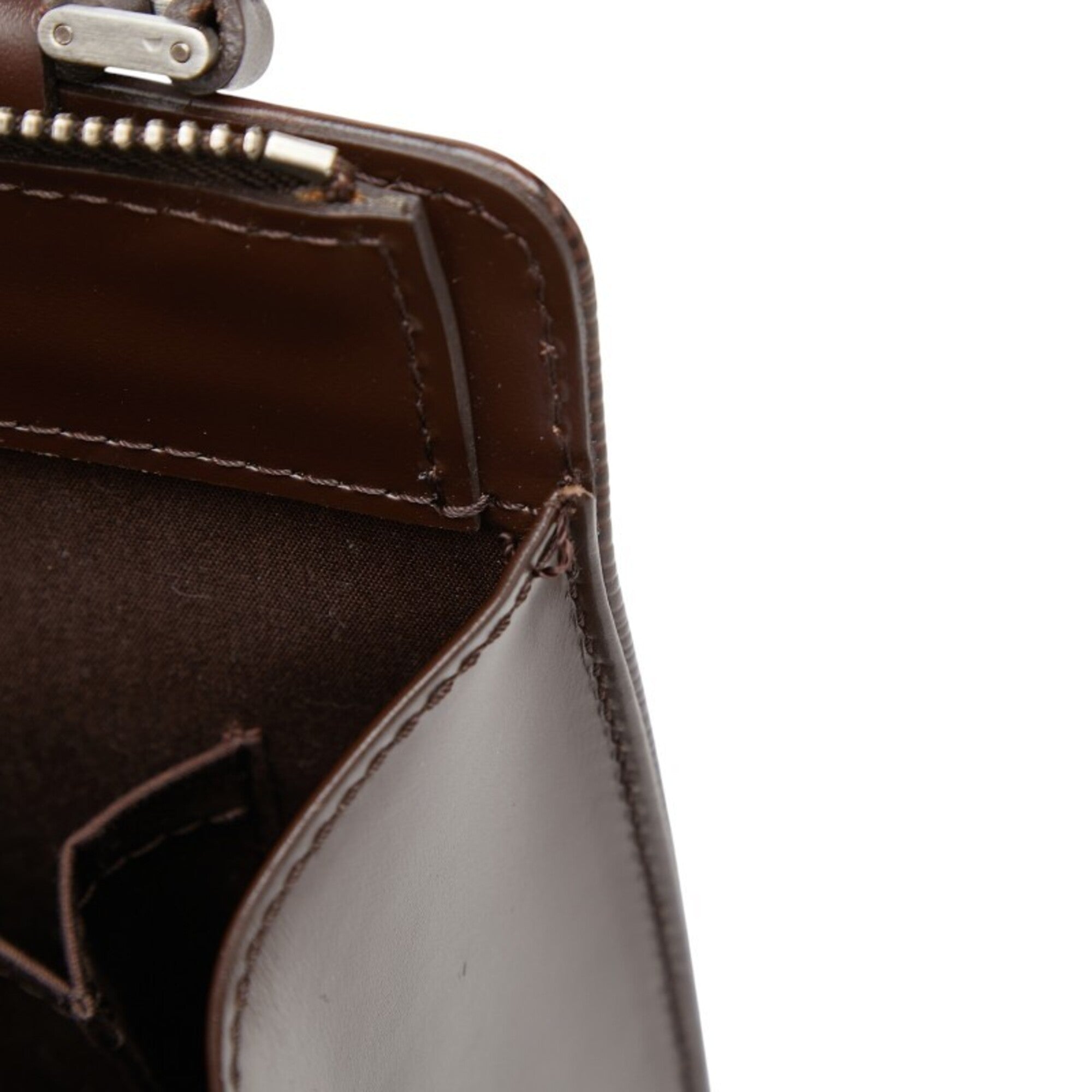 Louis Vuitton Brown Moka Pvc Leather Handbag (Pre-Owned)