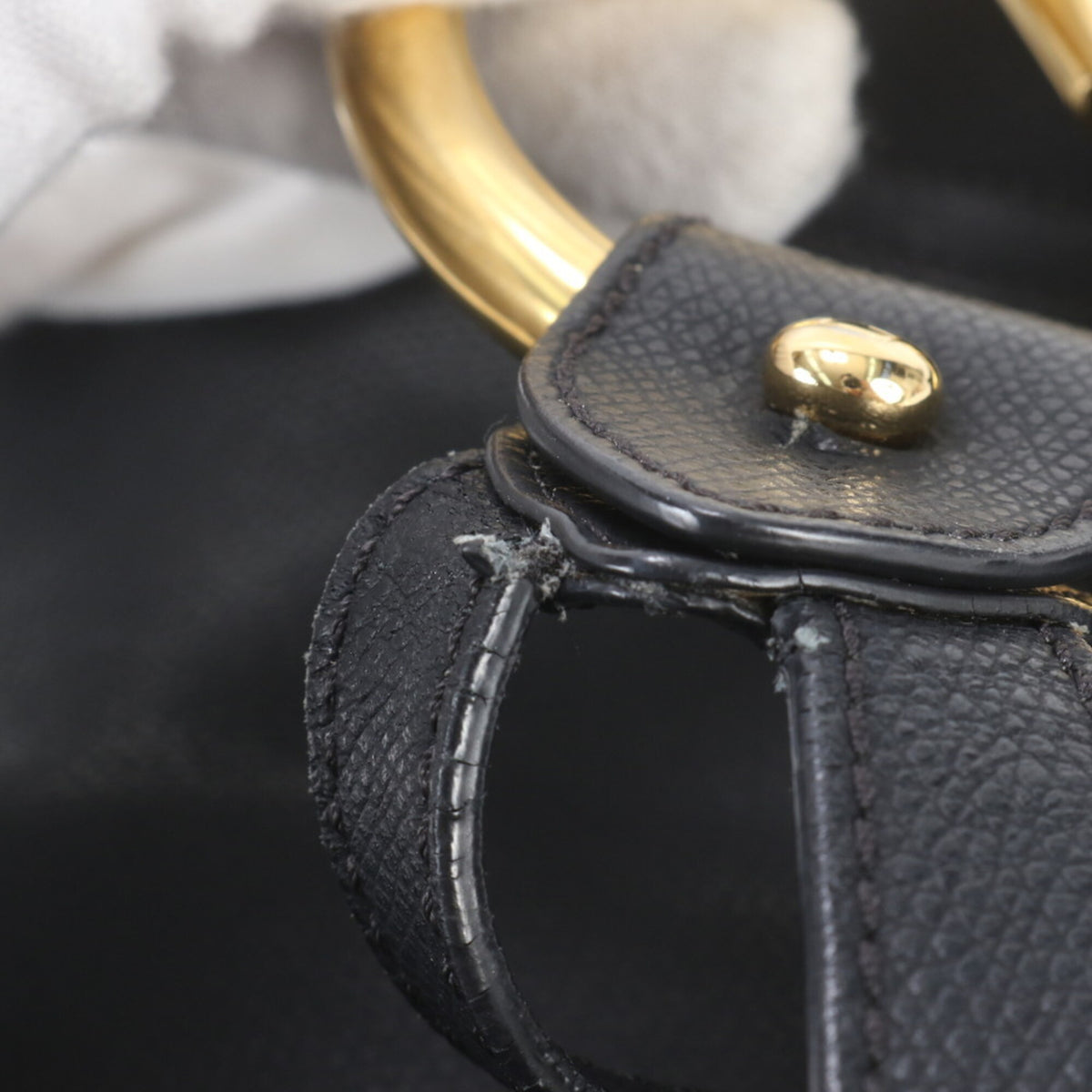 Fendi Black Leather Backpack Shoulder Bag (Pre-Owned)