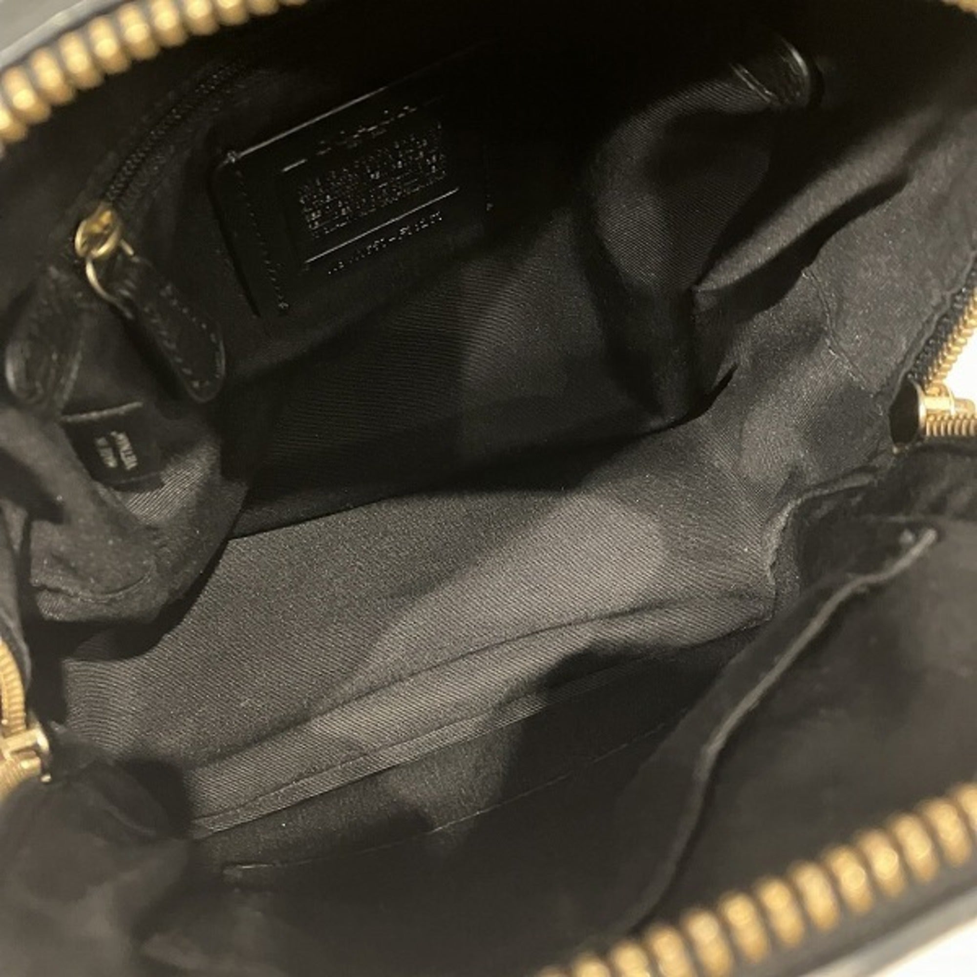 Coach Black Leather Backpack (Pre-Owned)