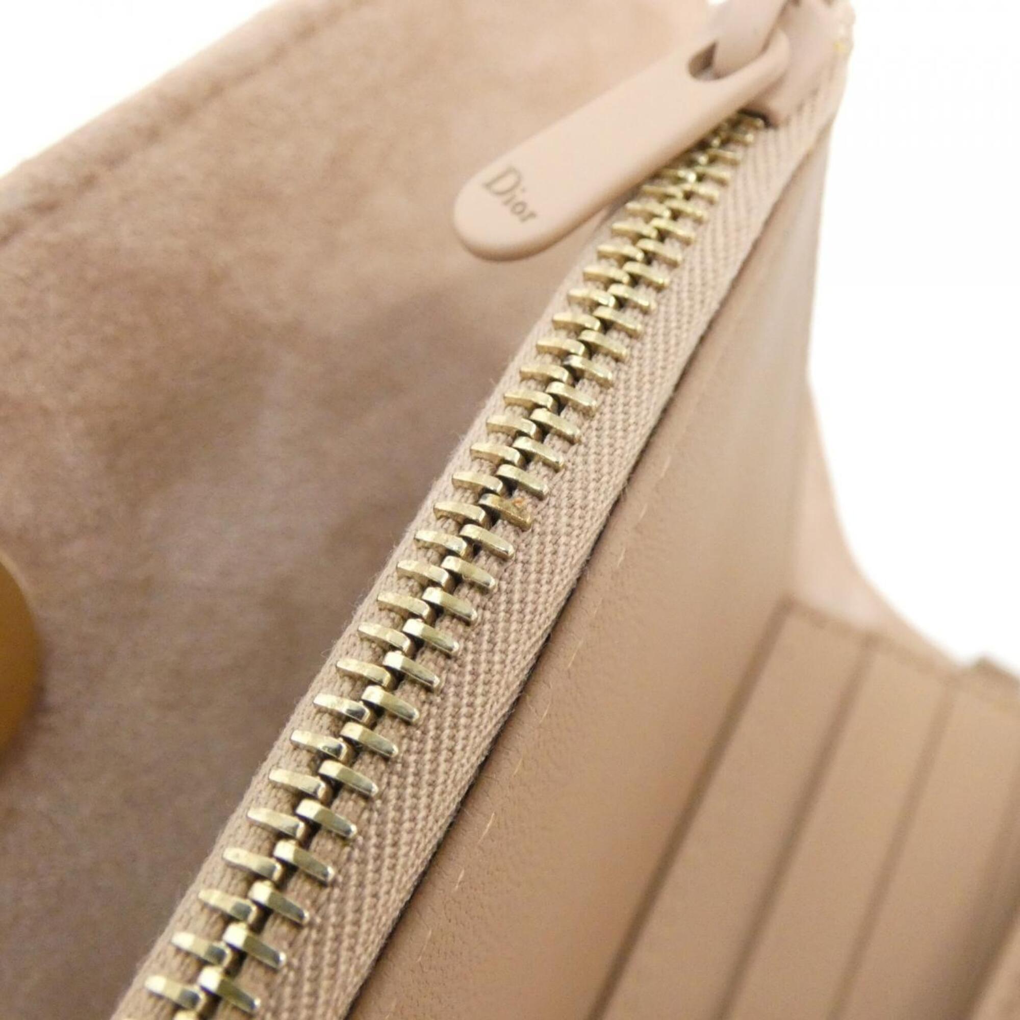 Christian Dior Lady Dior Pink Beige Handbag (Pre-Owned)