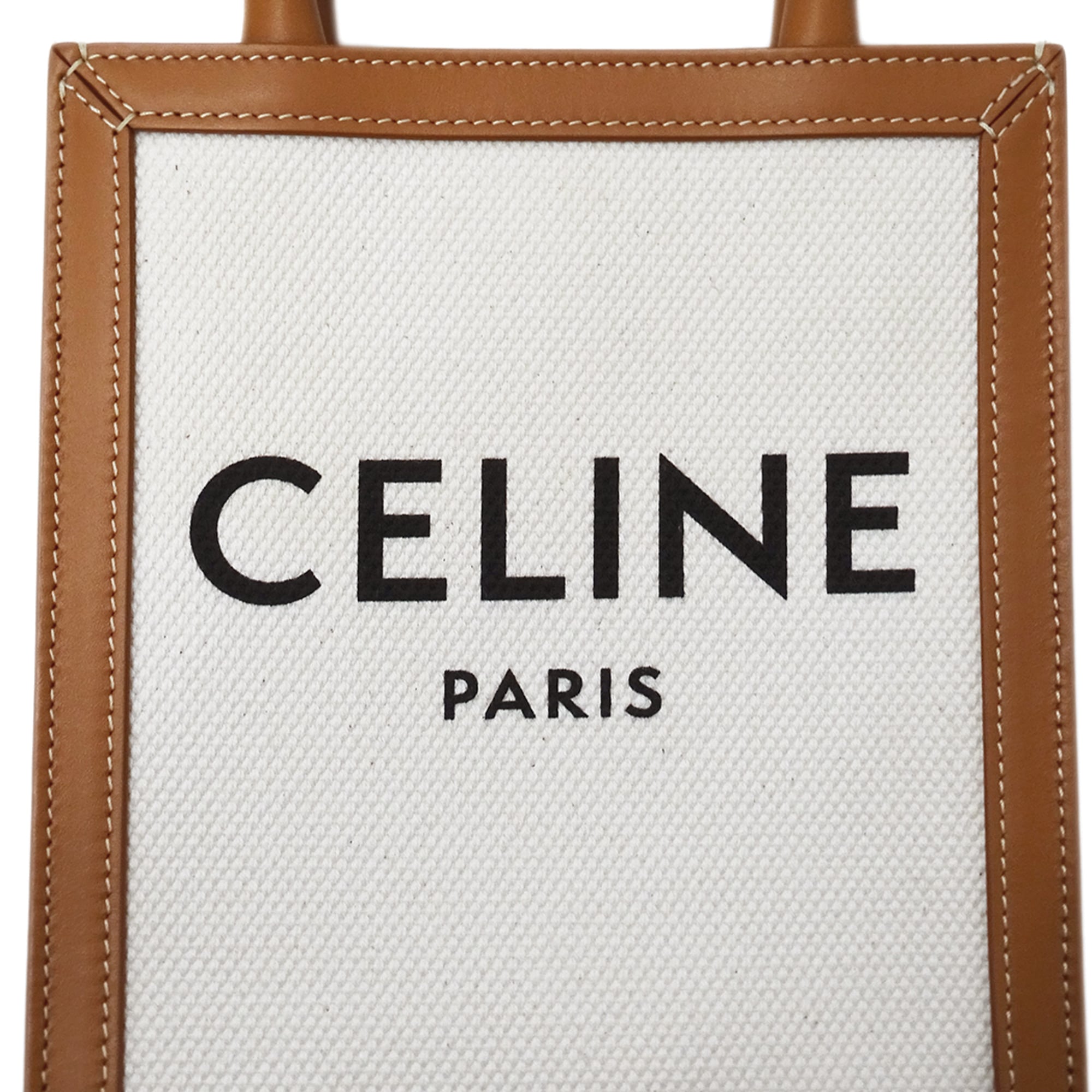 Celine Canvas Handbag Shoulder Bag (Pre-Owned)