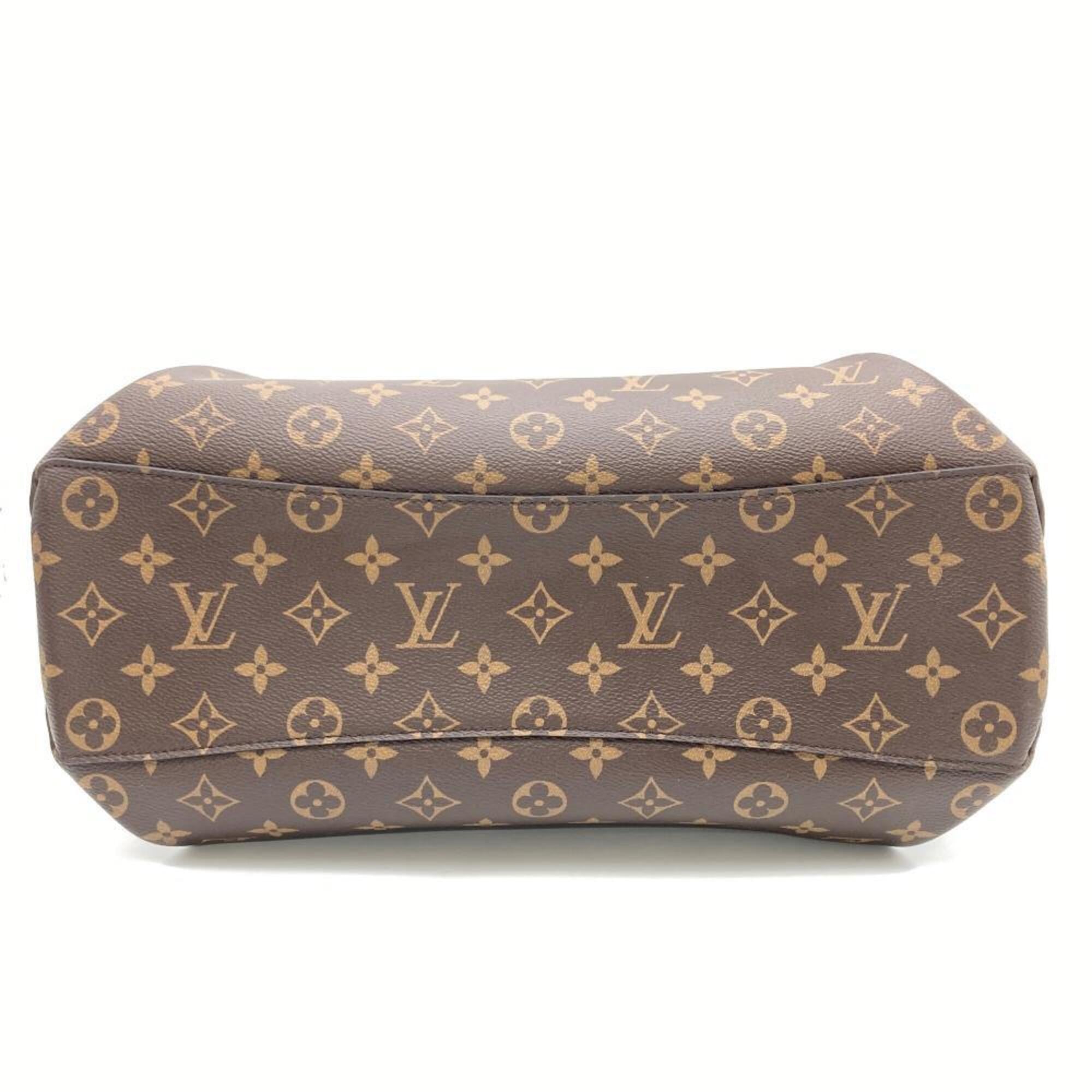 Louis Vuitton Brown Monogram Canvas Handbag (Pre-Owned)