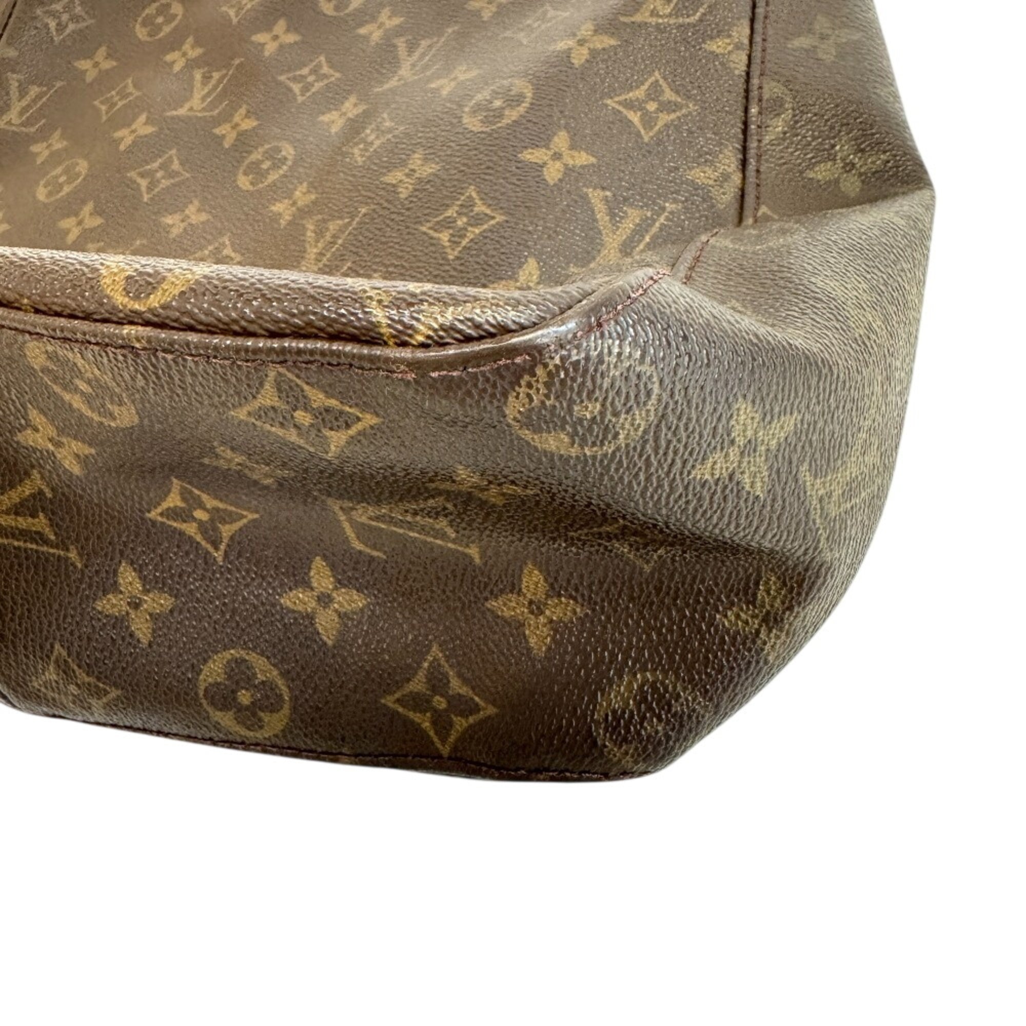Louis Vuitton Brown Monogram Leather Pvc Handbag (Pre-Owned)