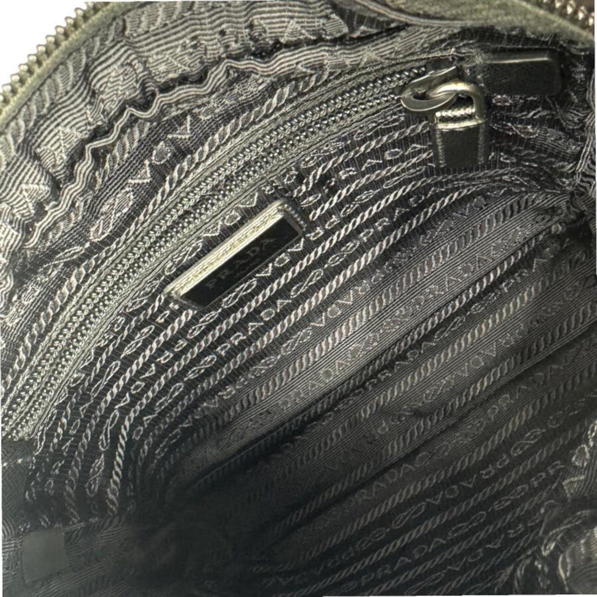 Prada Black Nylon Shoulder Bag (Pre-Owned)