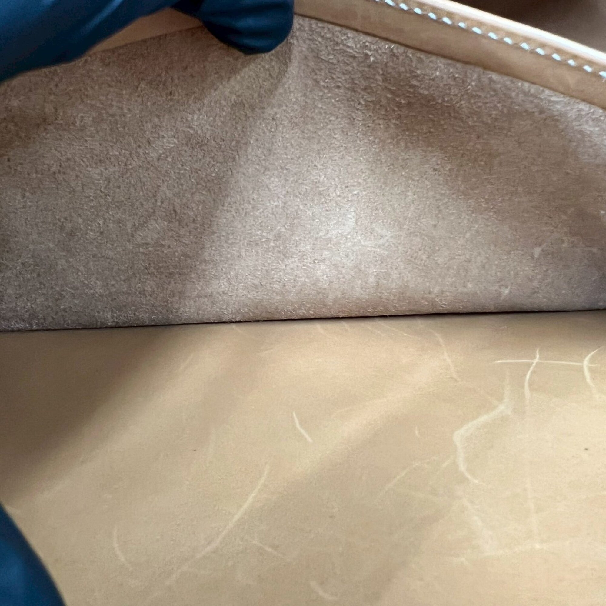 Hermes Gray Epsom Leather Boston Bag Handbag (Pre-Owned)