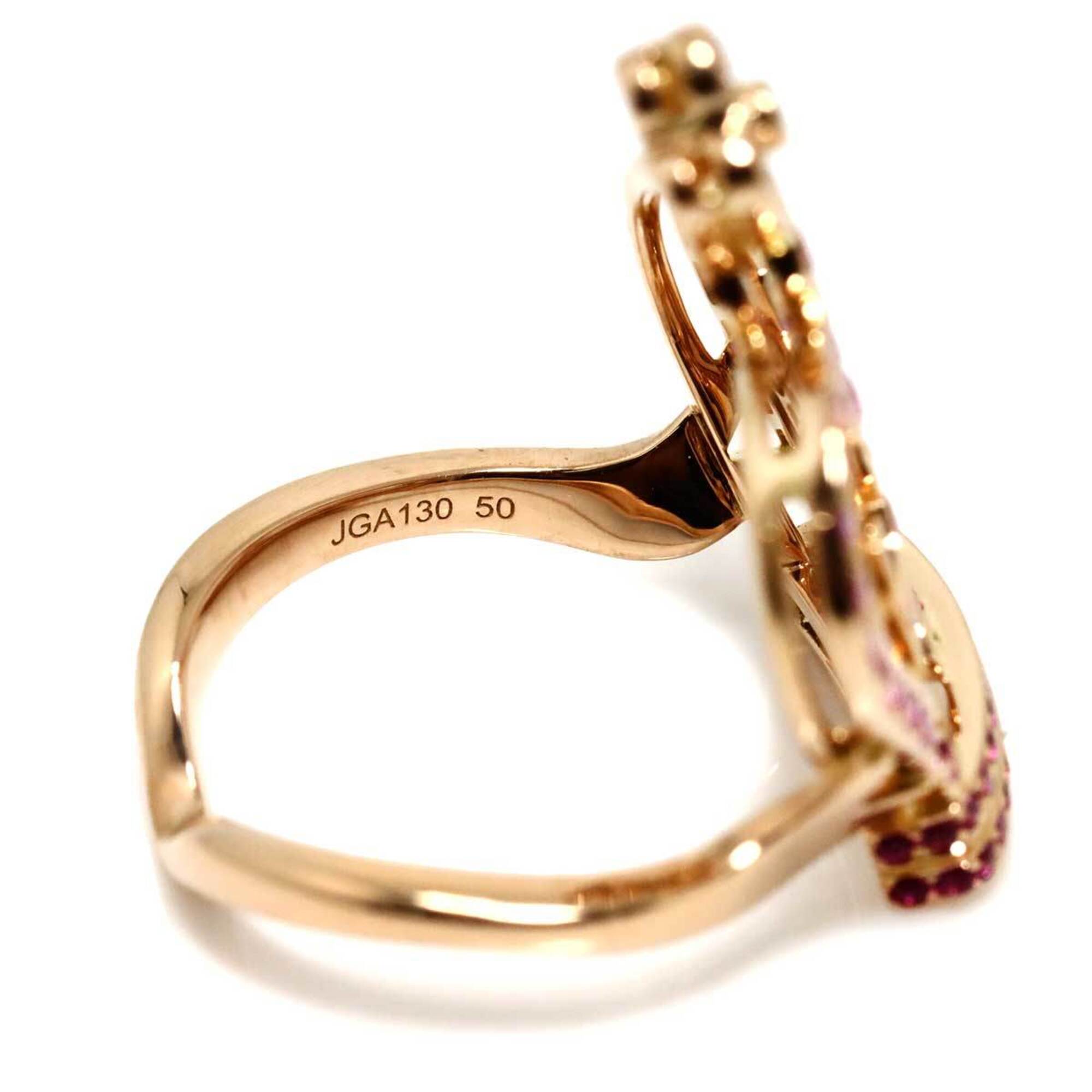 Louis Vuitton Pink Gold (18K) Band Ring (Pre-Owned)
