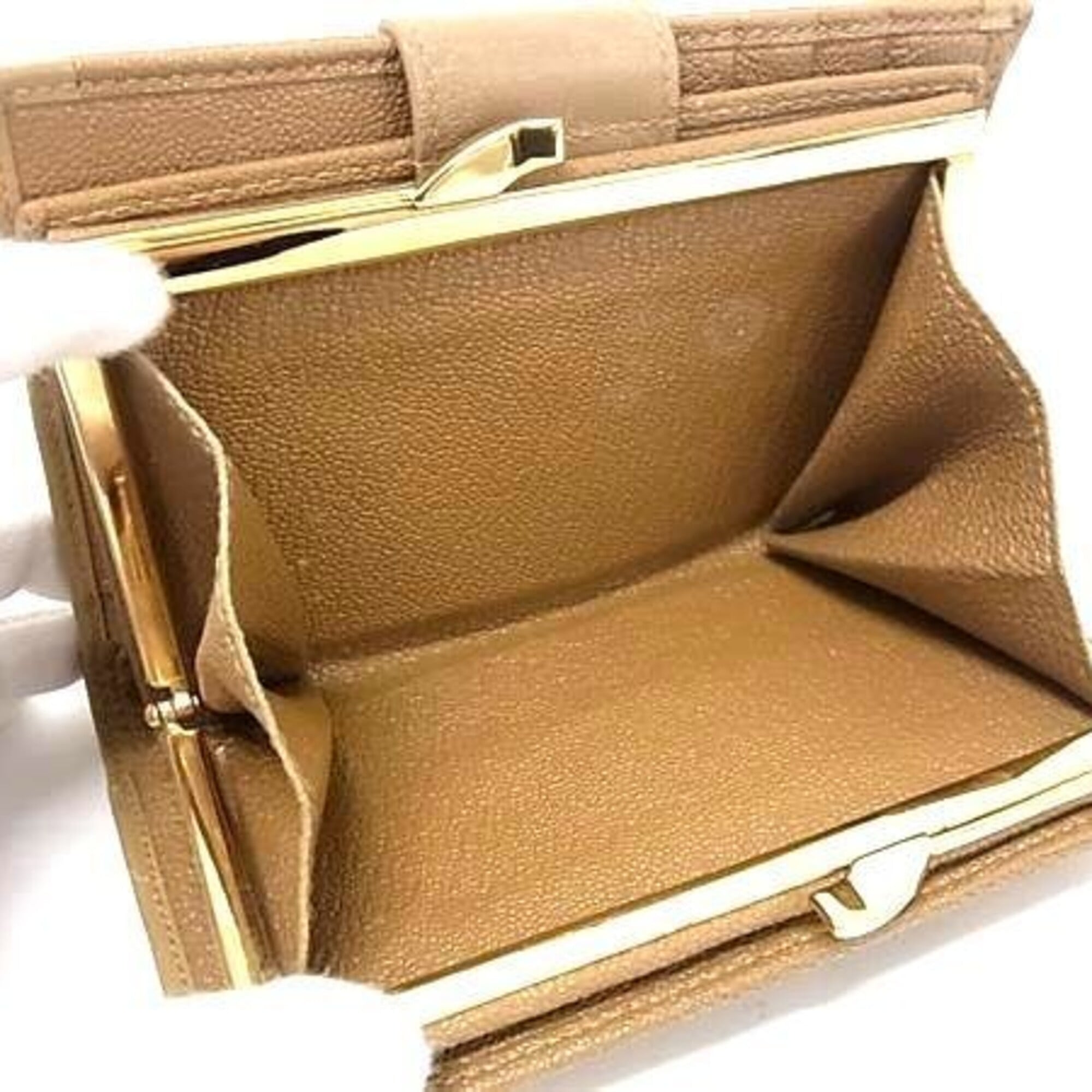 Bvlgari Brown Leather Wallet (Bi-Fold) (Pre-Owned)