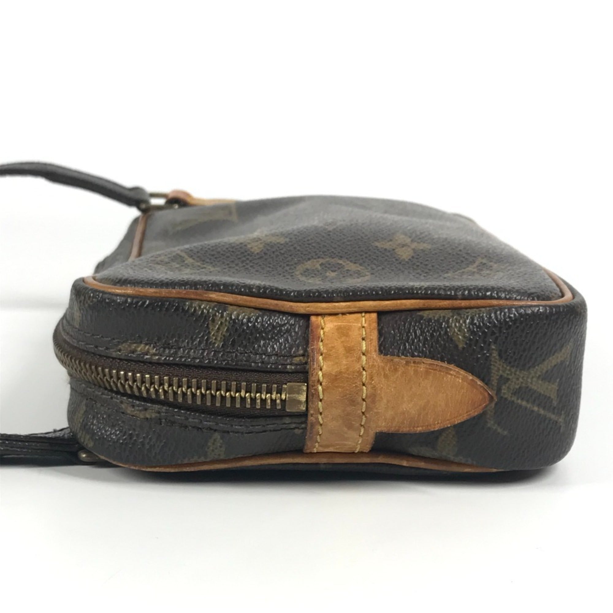 Louis Vuitton Brown Monogram Canvas Pochette Shoulder Bag (Pre-Owned)