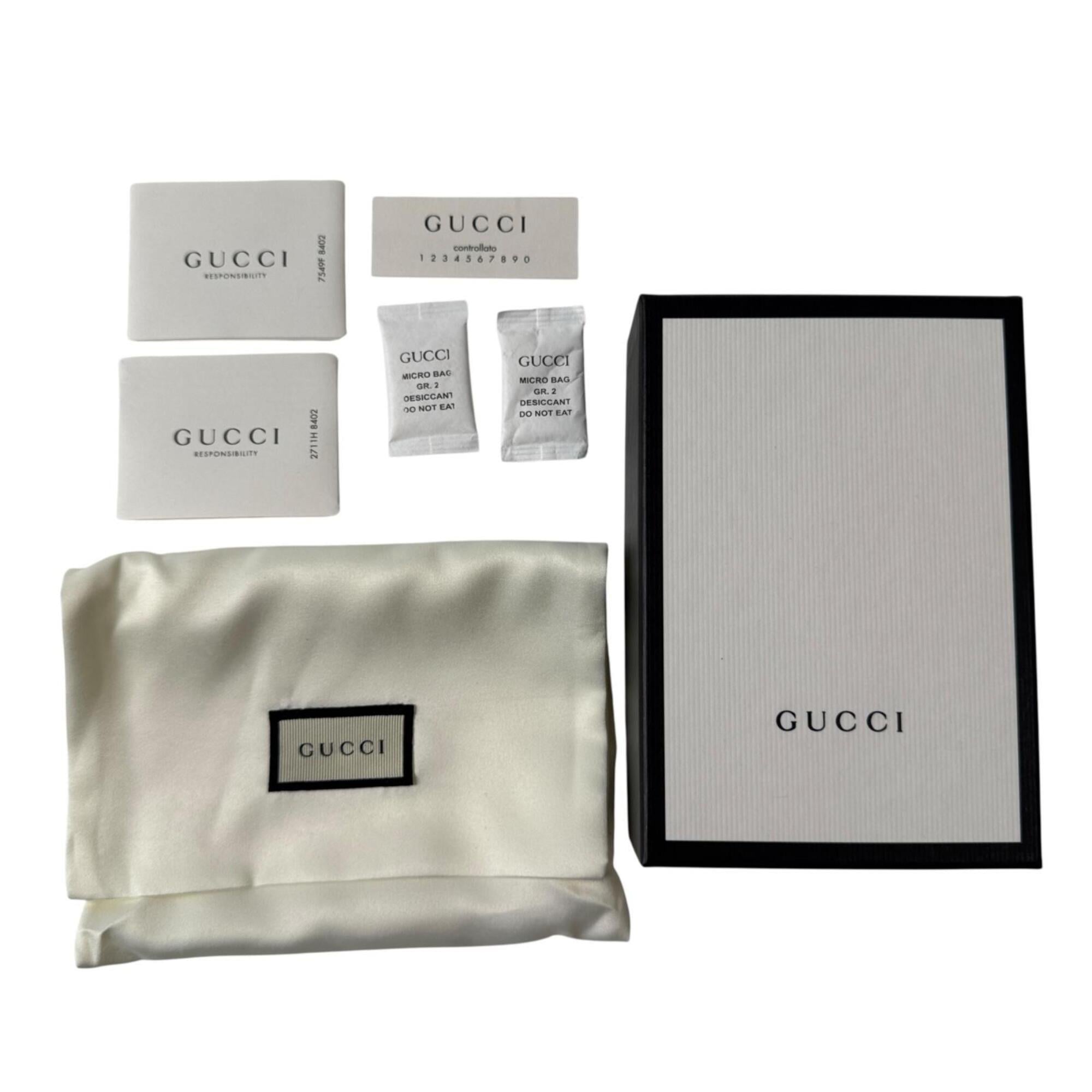 Gucci Multi-Color Canvas Leather Wallet (Bi-Fold) (Pre-Owned)