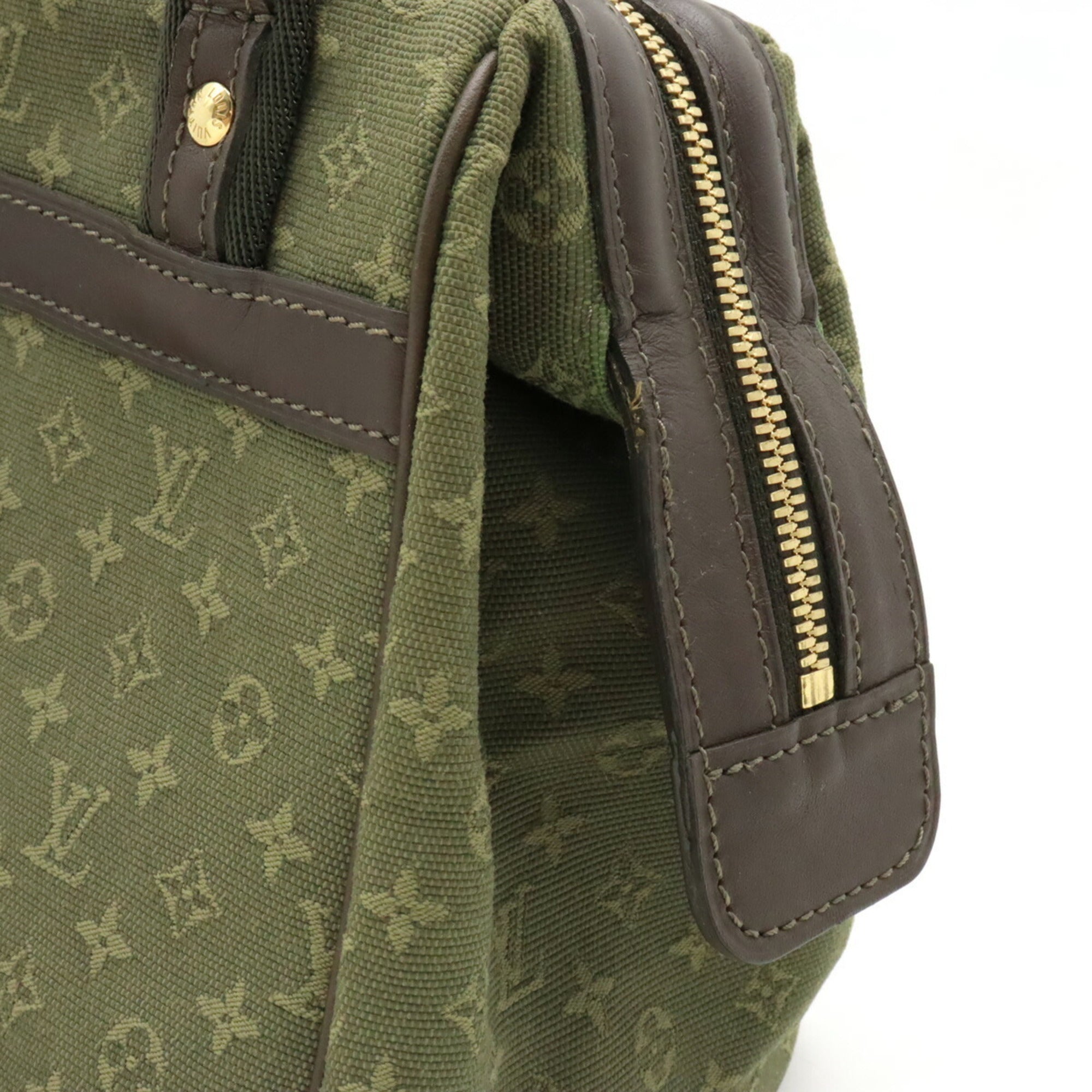 Louis Vuitton Tst Khaki Canvas Leather Handbag Shoulder Bag (Pre-Owned)