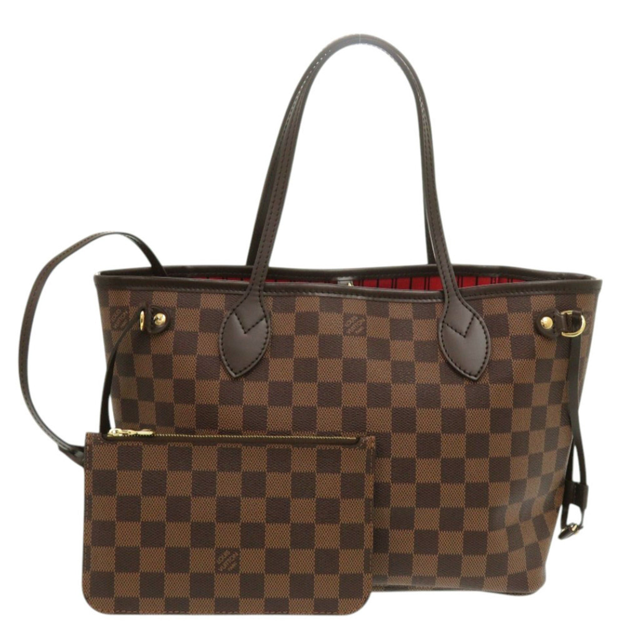 Louis Vuitton Cerise Damier Canvas Pouch Tote Bag (Pre-Owned)