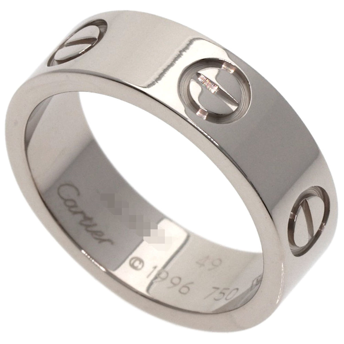 Cartier White Gold White Gold (18K) Band Ring (Pre-Owned)