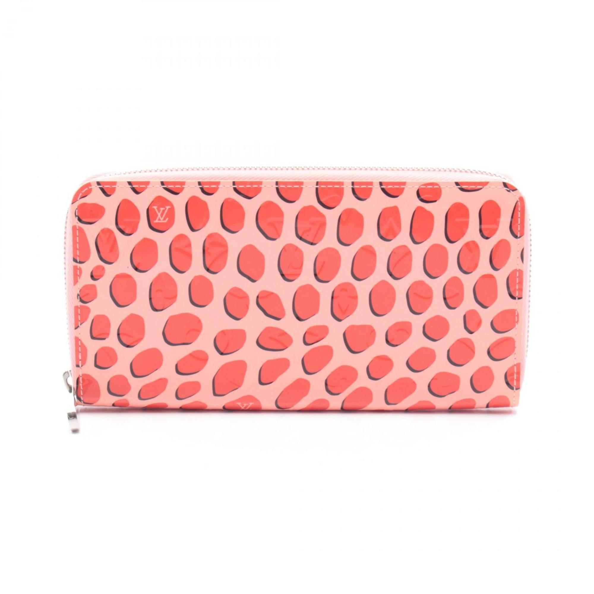 Louis Vuitton Black Pink Red Color Vernis Long Wallet (Bi-Fold) (Pre-Owned)