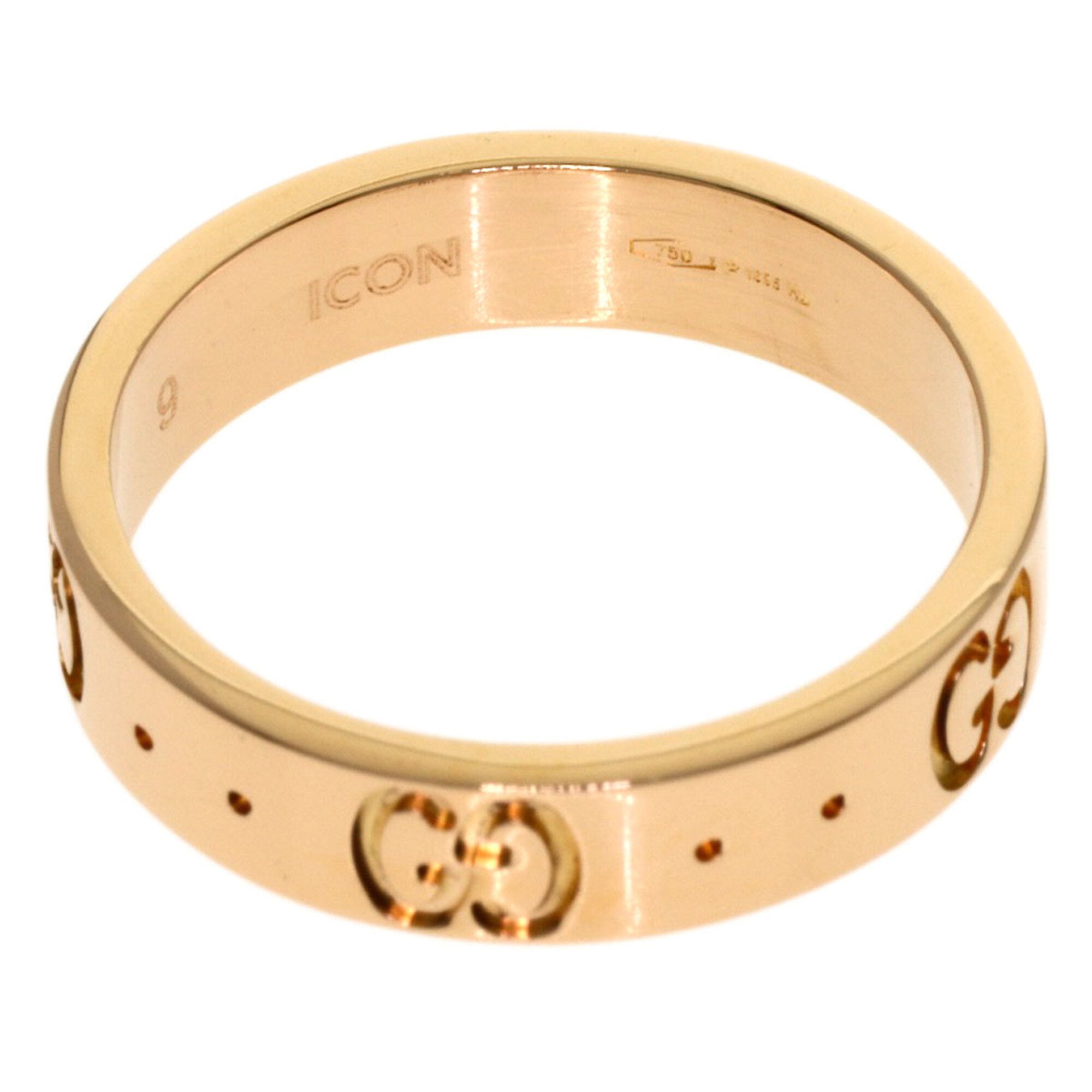 Gucci Pink Gold (18K) Band Ring (Pre-Owned)