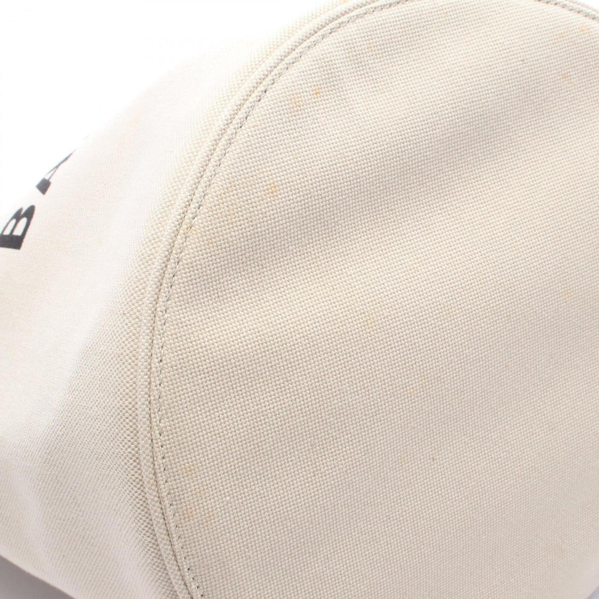 Balenciaga Black Ivory Canvas Handbag Tote Bag (Pre-Owned)