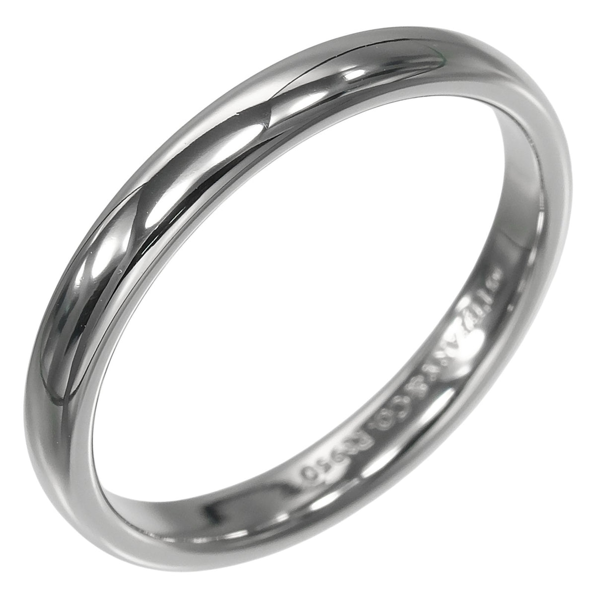 Tiffany Platinum 950 Band Ring (Pre-Owned)