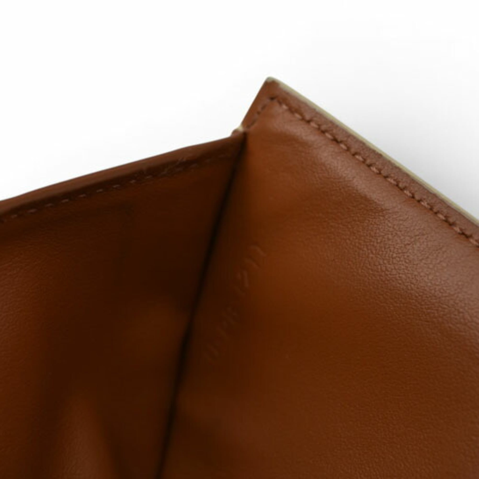 Celine Brown Ivory Coated Canvas Wallet (Bi-Fold) (Pre-Owned)