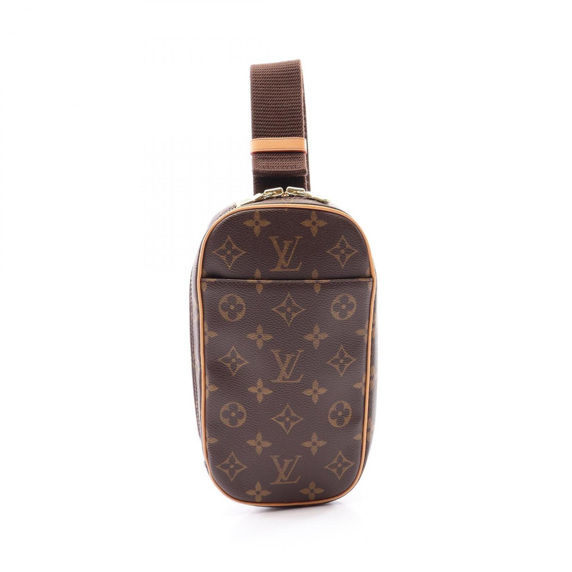 Louis Vuitton Brown Monogram Coated Canvas Fanny Pack Handbag (Pre-Owned)