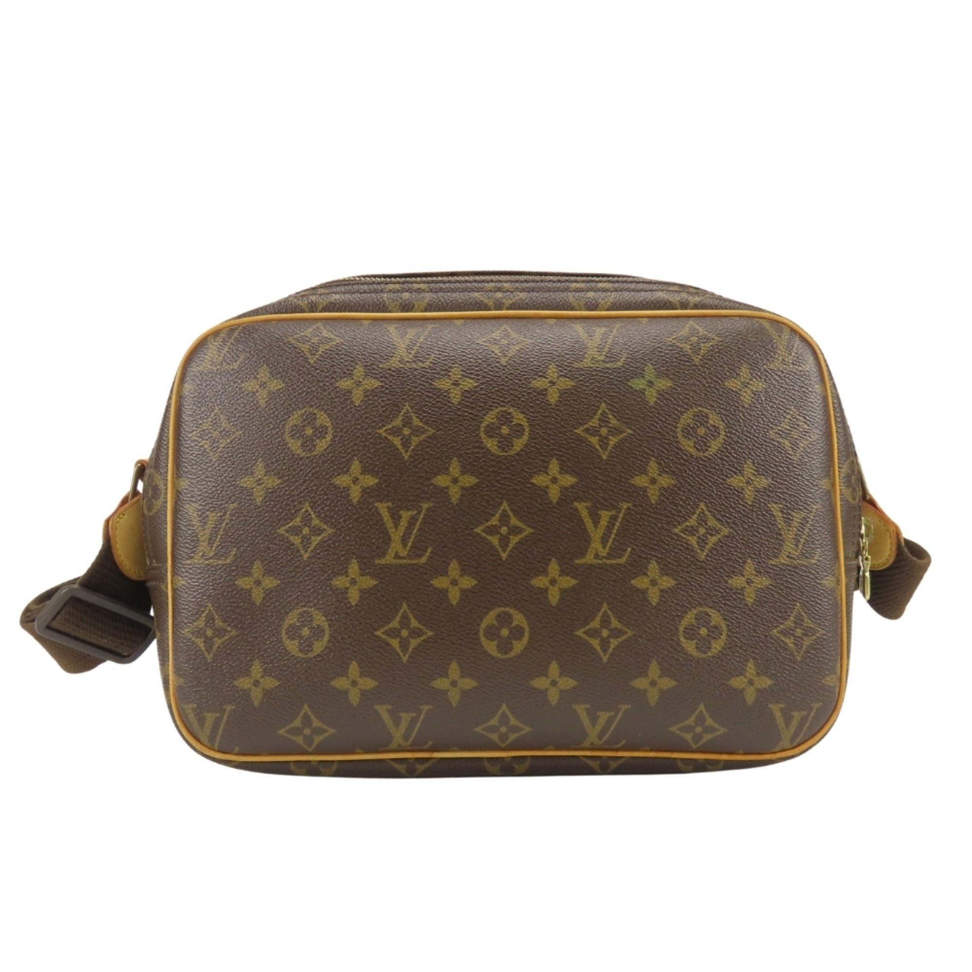 Louis Vuitton Brown Monogram Leather Shoulder Bag (Pre-Owned)