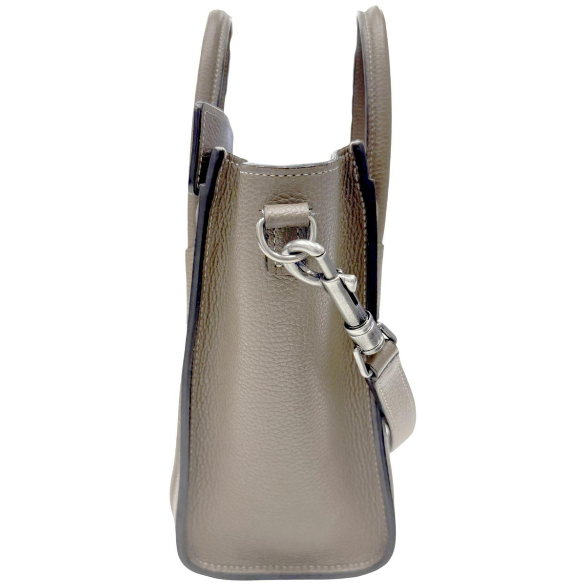 Celine Luggage Gray Beige Leather Handbag Shoulder Bag (Pre-Owned)