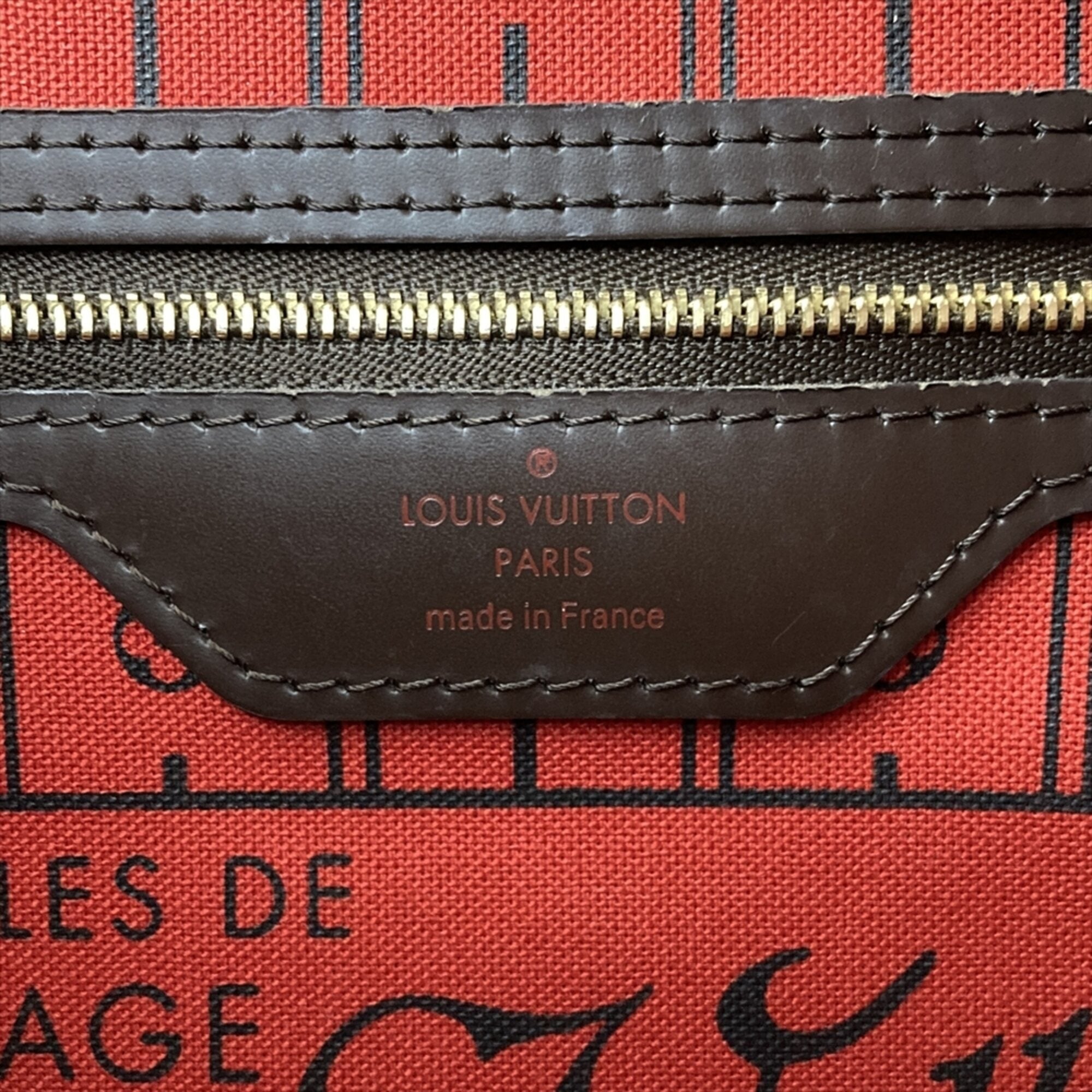 Louis Vuitton Brown Cerise Damier Canvas Ebene Galle Damier Canvas Tote Bag (Pre-Owned)