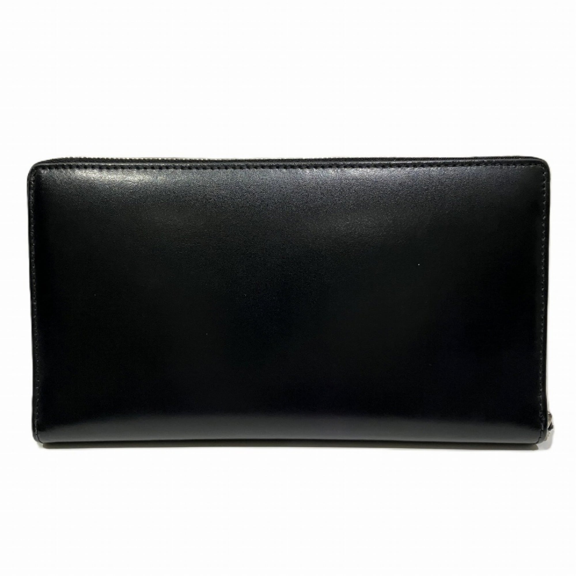 Balenciaga Black Leather Long Wallet (Bi-Fold) (Pre-Owned)