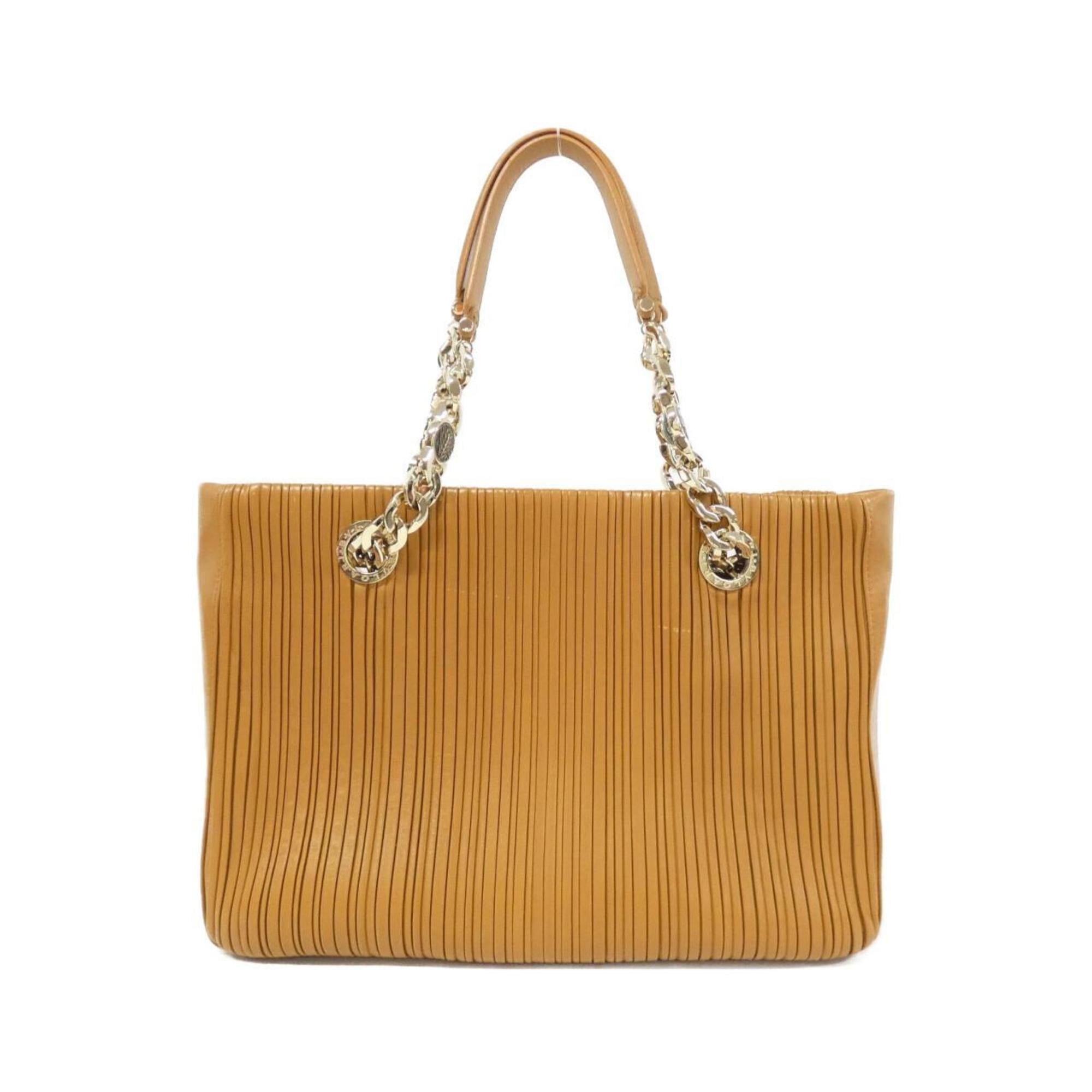 Bvlgari Brown Leather Handbag (Pre-Owned)