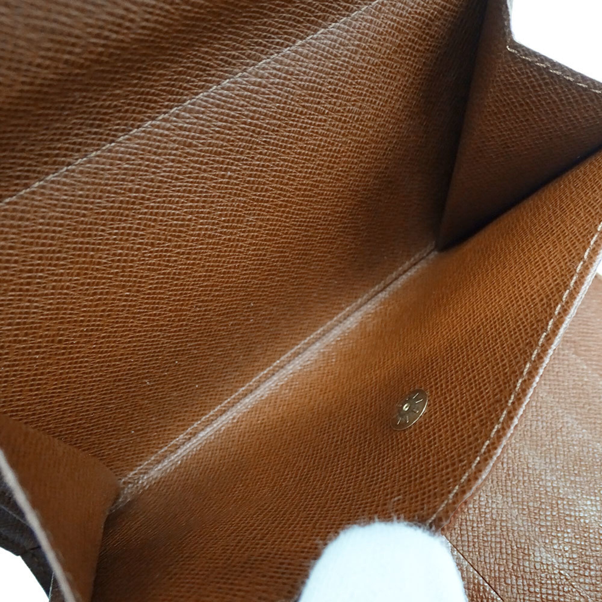 Louis Vuitton Brown Galle Monogram Monogram Wallet (Tri-Fold) (Pre-Owned)