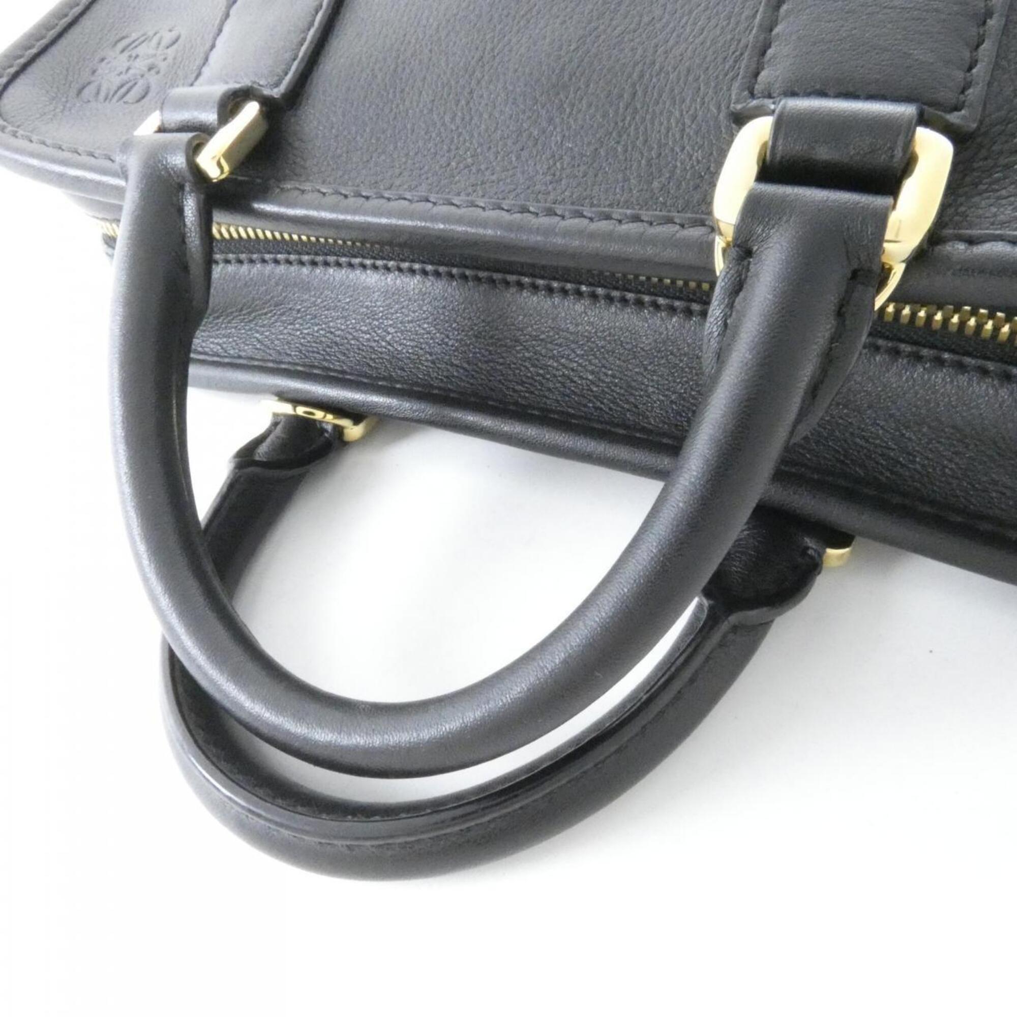 Loewe Black Leather Handbag (Pre-Owned)