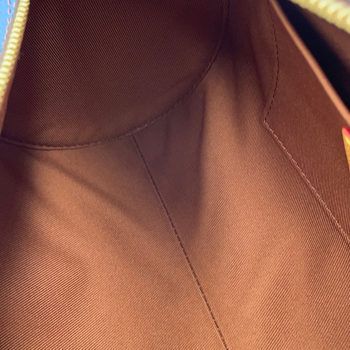 Louis Vuitton Blue Damier Canvas Exotic Leather Handbag Shoulder Bag (Pre-Owned)