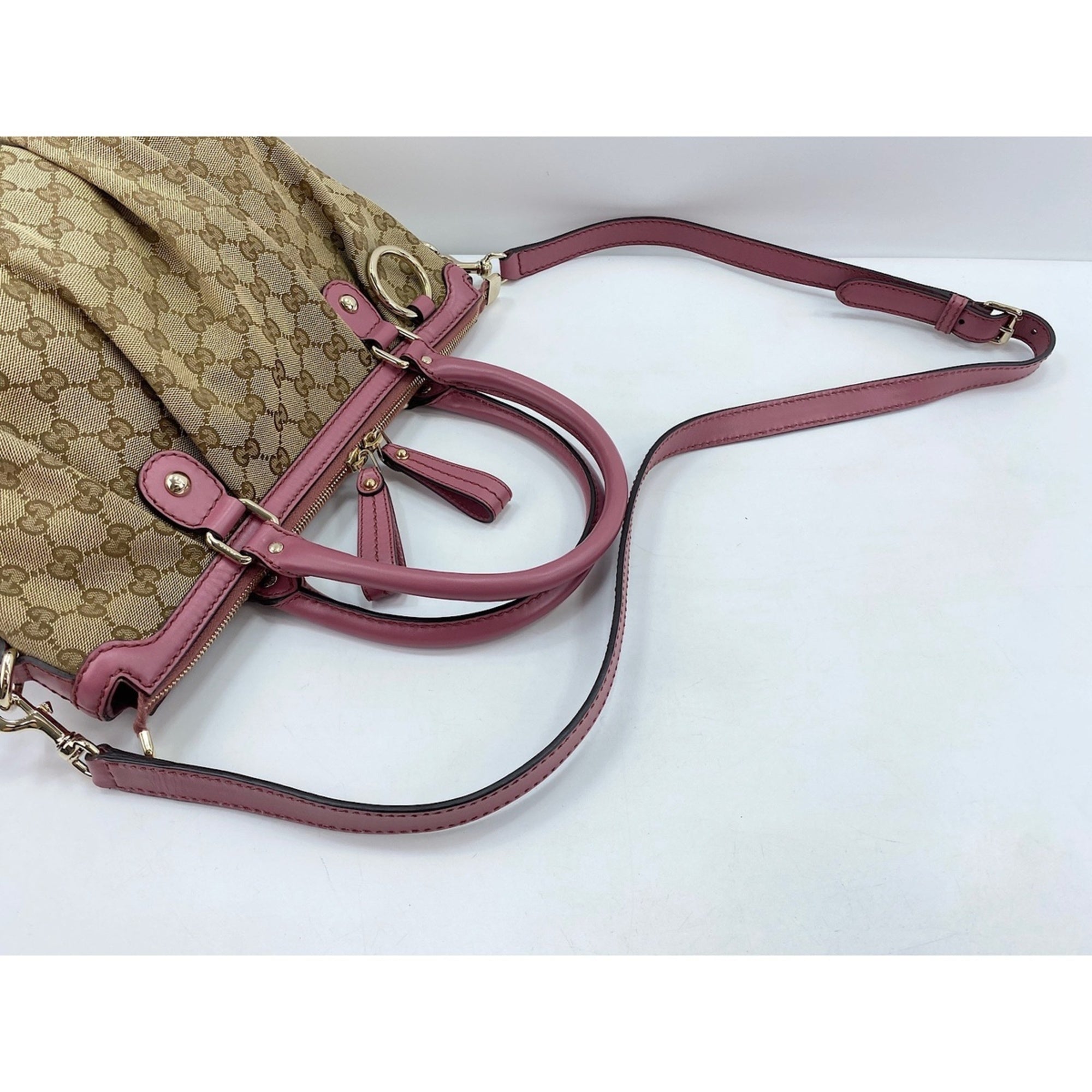 Gucci Sukey Pink Tote Bag (Pre-Owned)