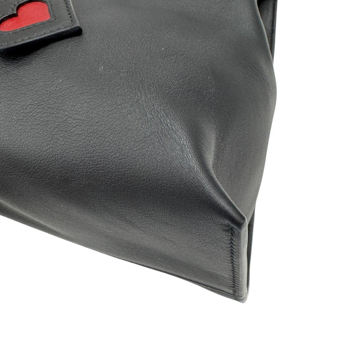 Gucci Black Gold White Leather Metal Backpack (Pre-Owned)
