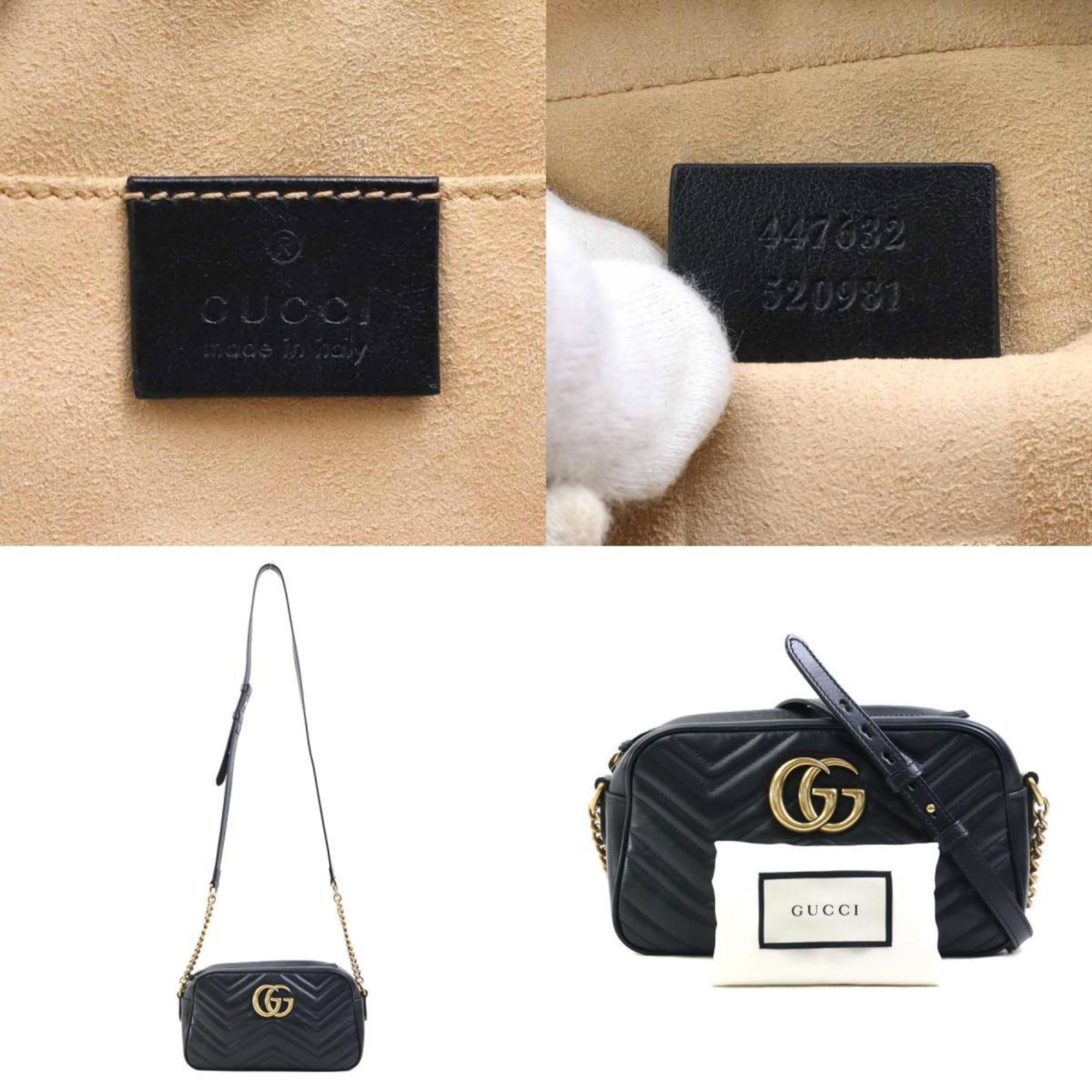 Gucci Black Leather Shoulder Bag (Pre-Owned)