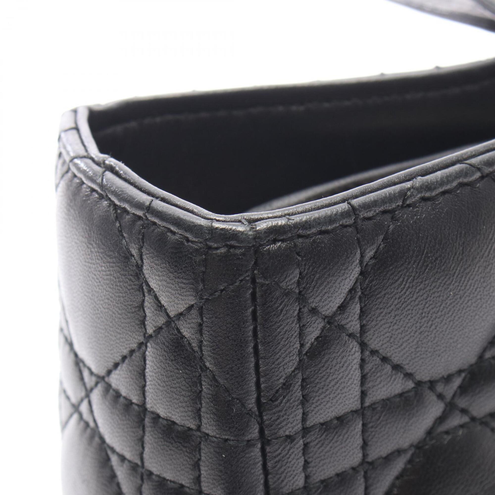 Christian Dior Black Leather Handbag (Pre-Owned)