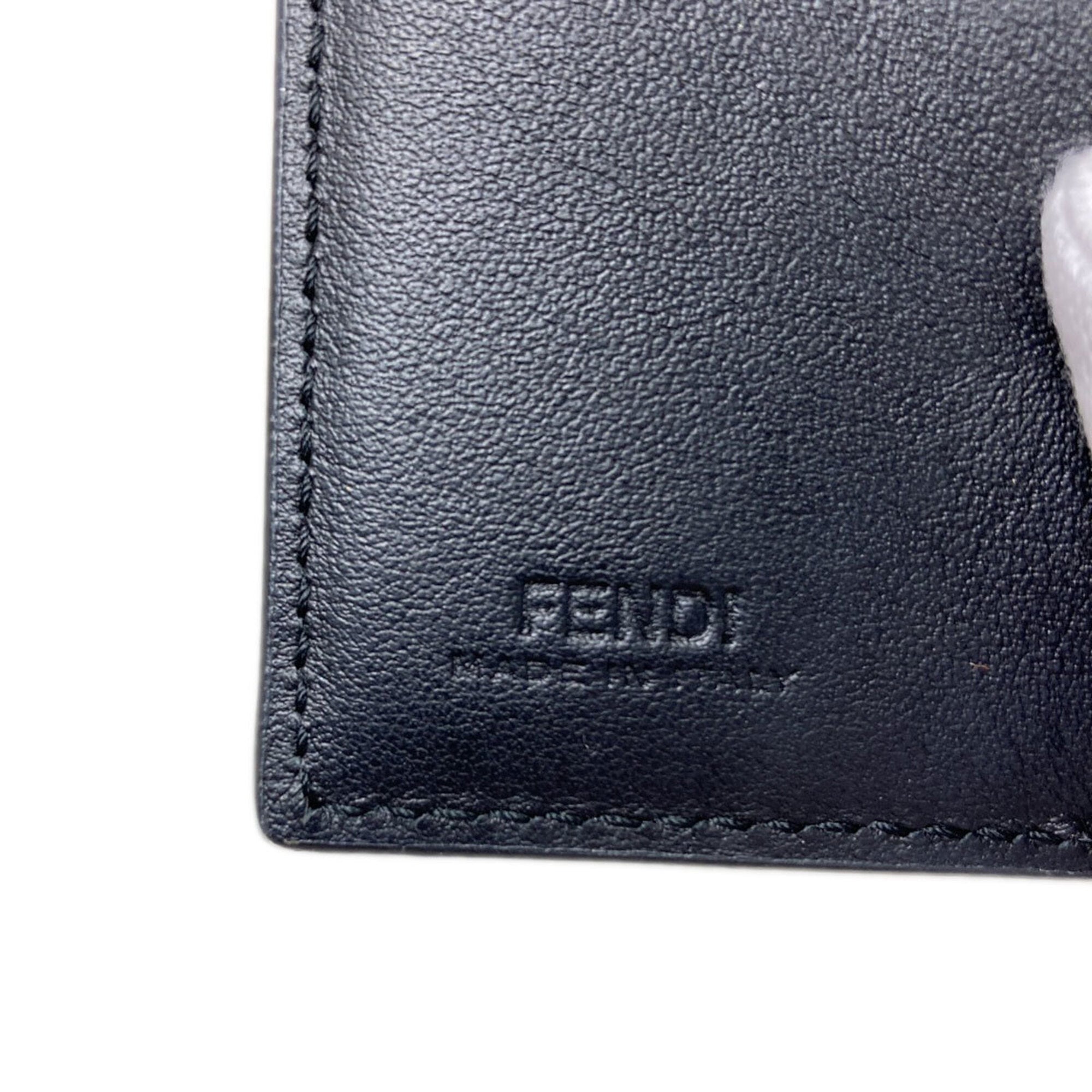 Fendi Black Leather Wallet (Bi-Fold) (Pre-Owned)