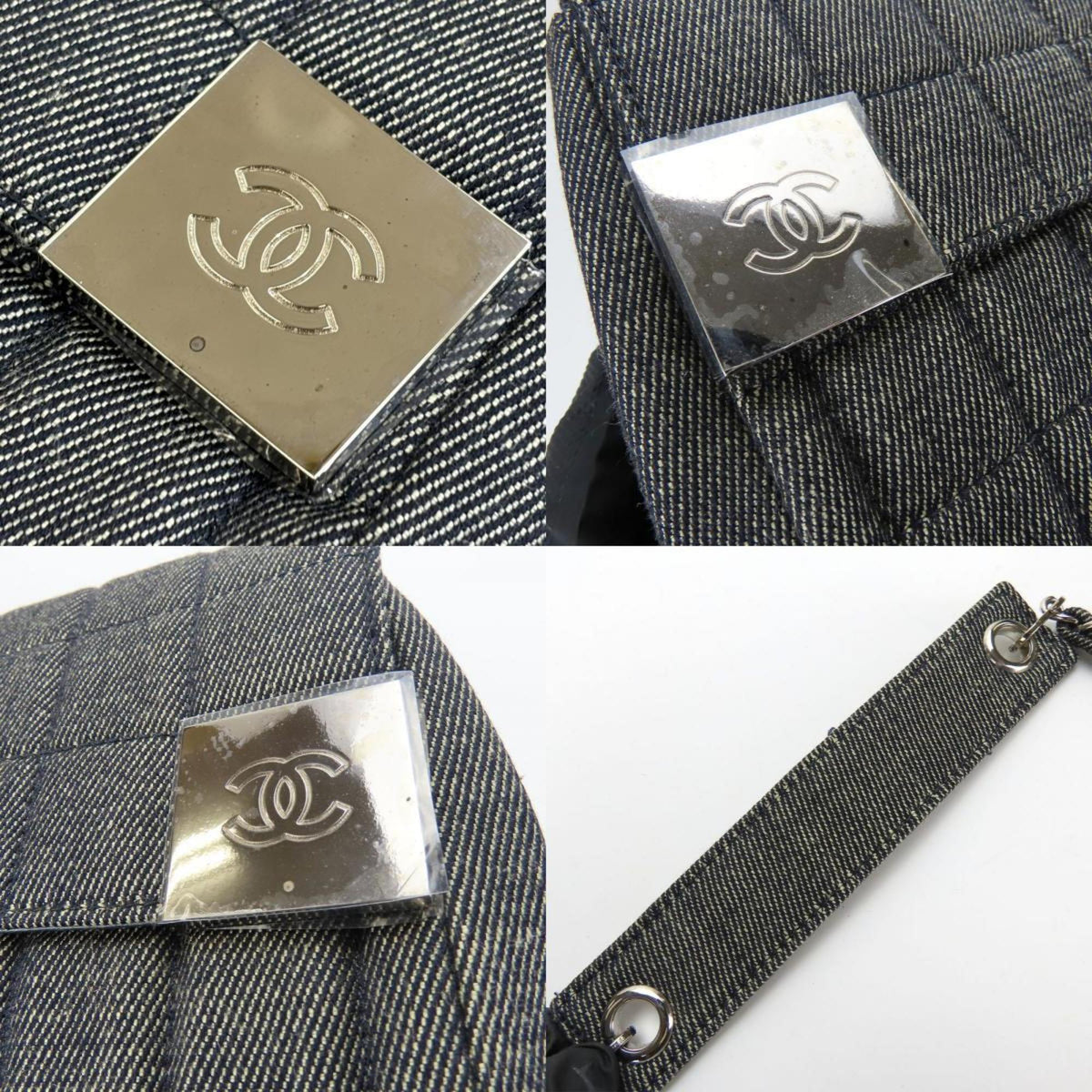 Chanel Navy Denim Shoulder Bag (Pre-Owned)