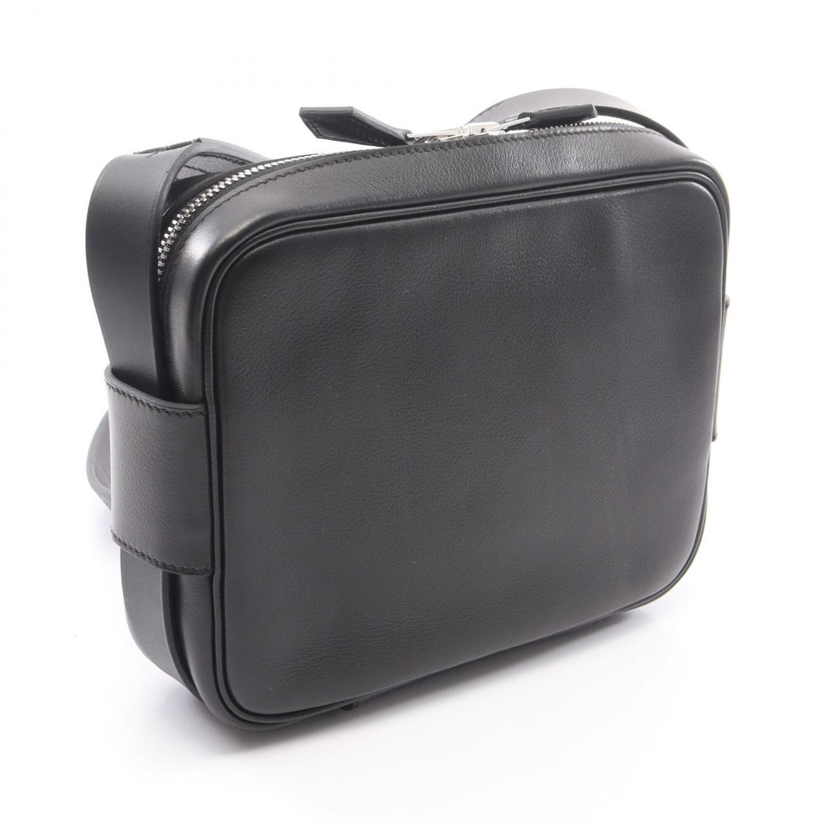 Hermes Black Leather Shoulder Bag (Pre-Owned)