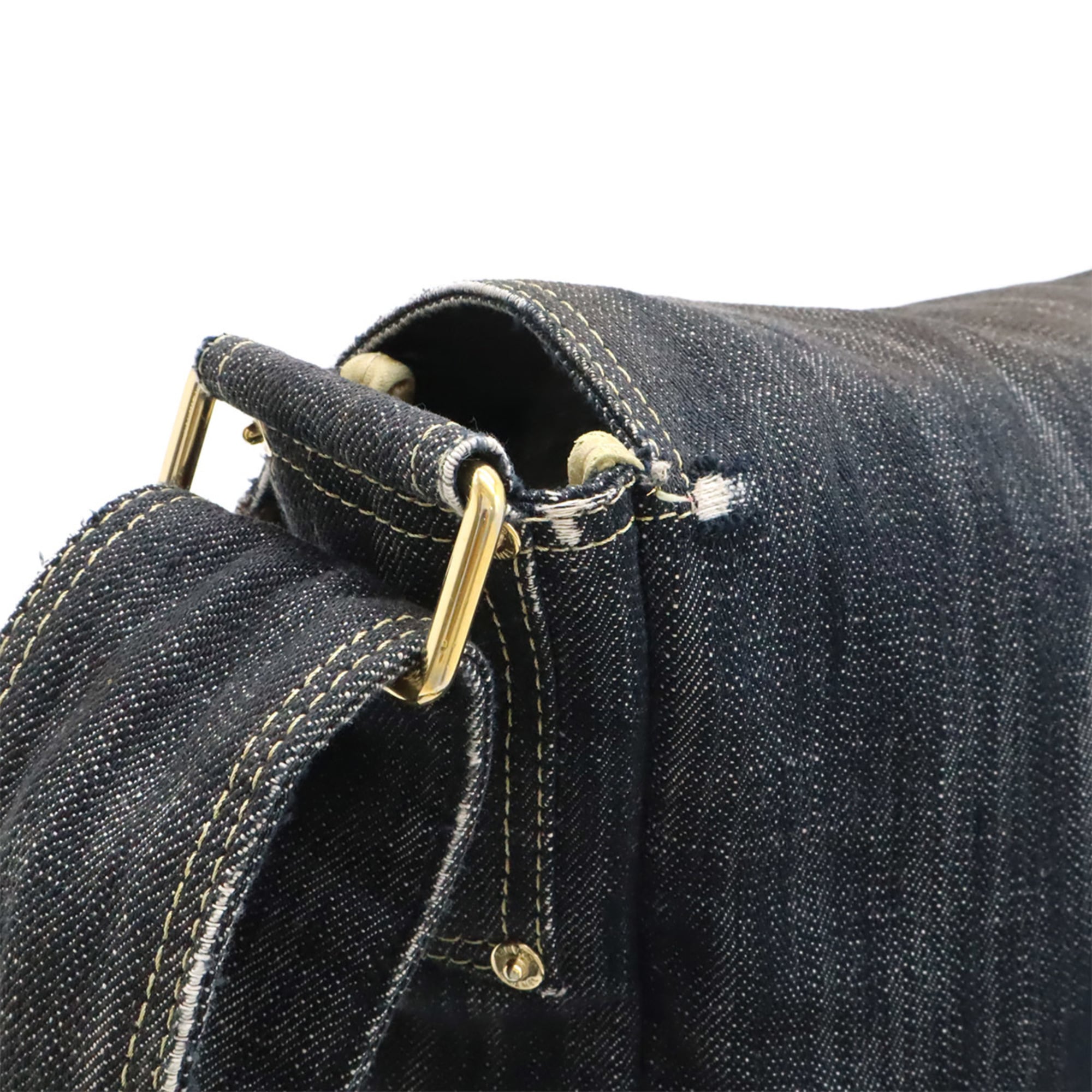 Chanel Denim Denim Shoulder Bag (Pre-Owned)