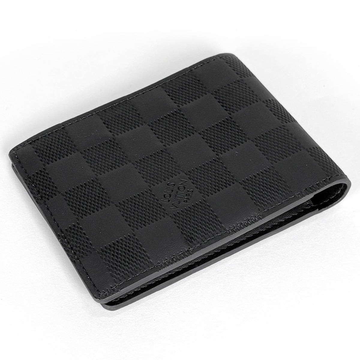 Louis Vuitton Black Onyx Damier Infini Wallet (Bi-Fold) (Pre-Owned)