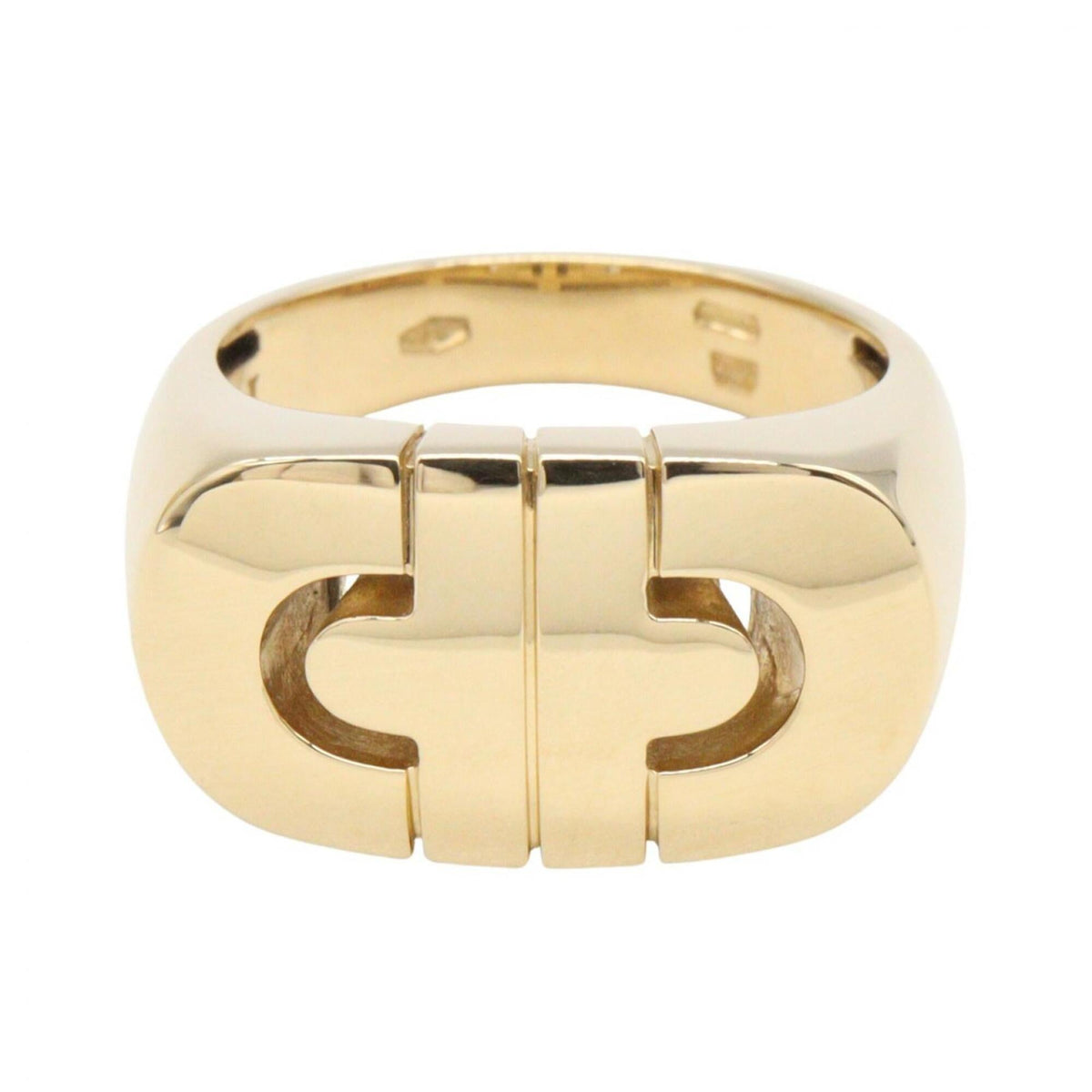 Bvlgari Gold Yellow Gold (18K) Band Ring (Pre-Owned)